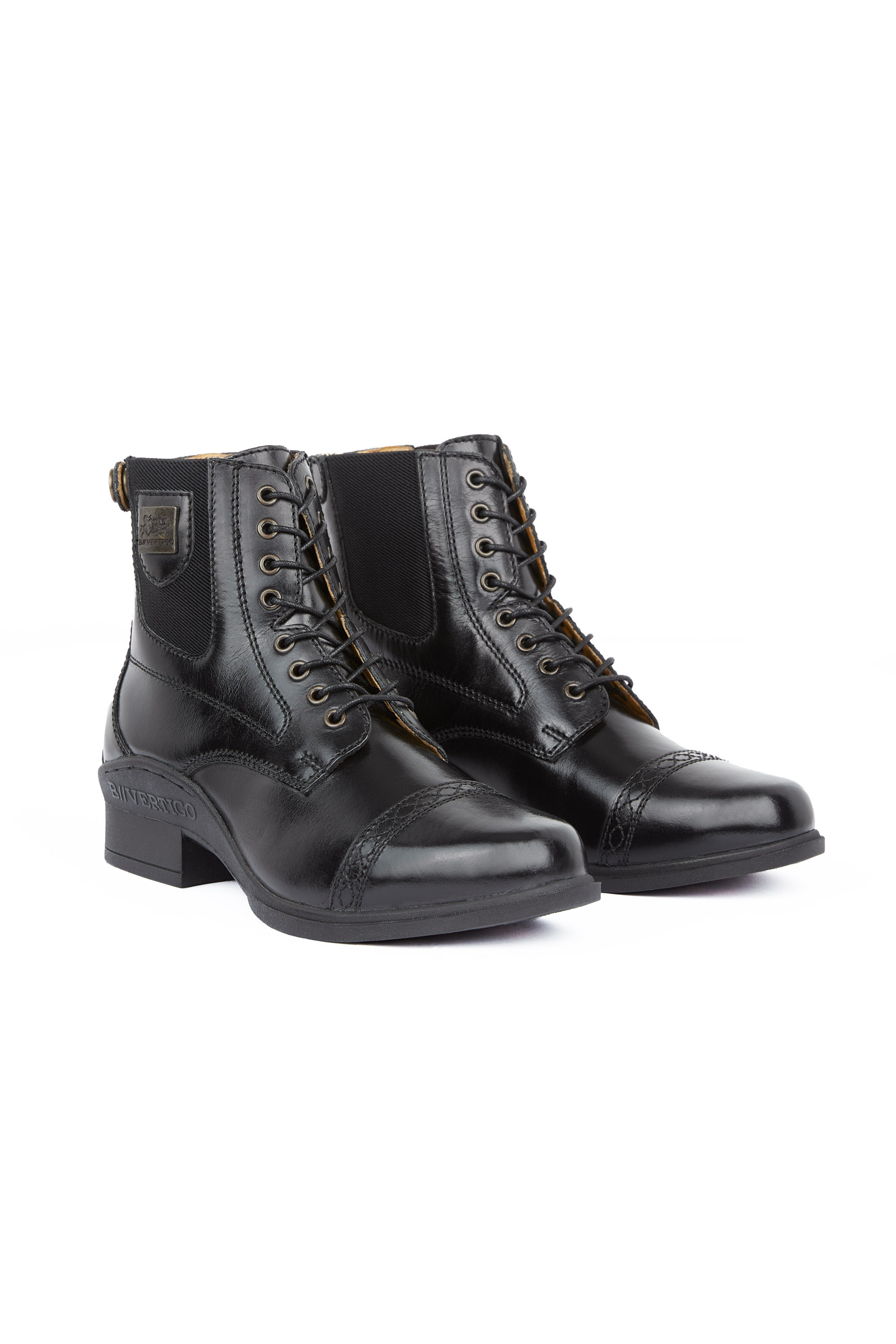 B Vertigo Jupiter Leder Jodhpurs met veters vooraan, dames