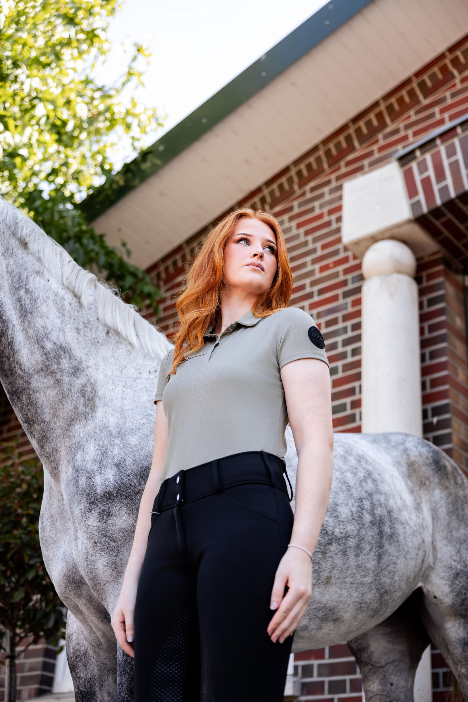 Horze Denise Functioneel Poloshirt, korte mouwen, dames