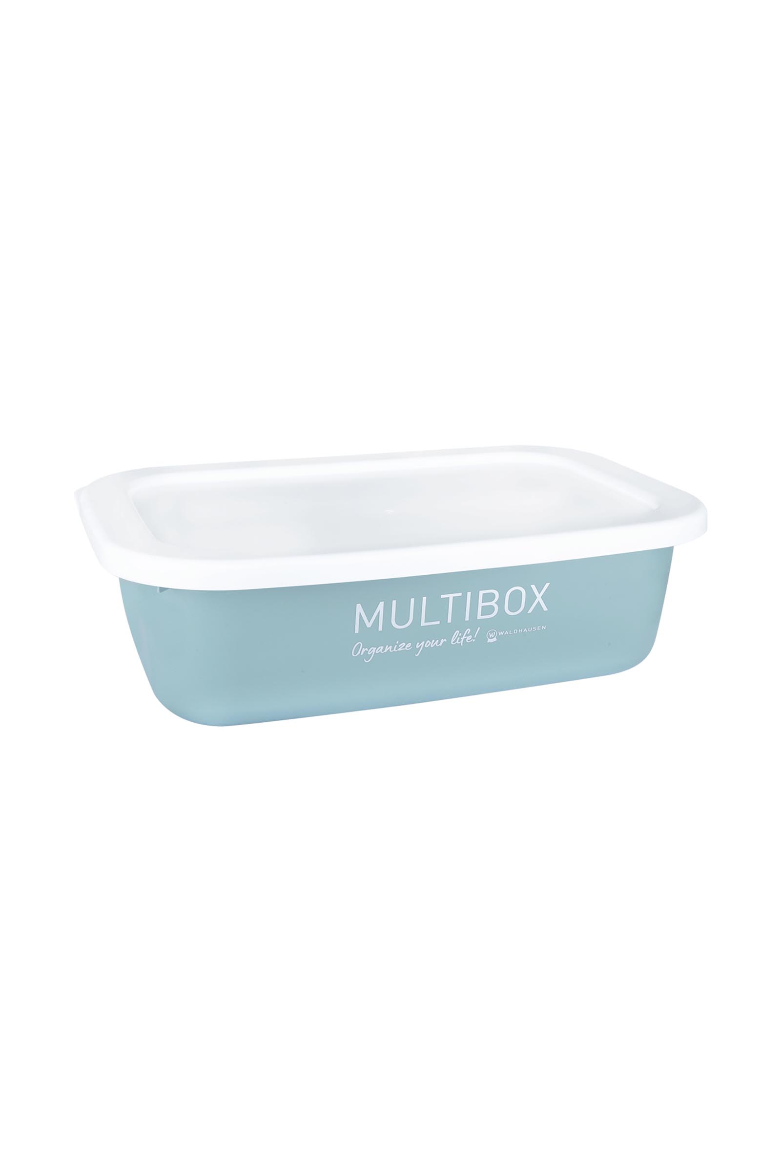 Turquoise Light Blue Waldhausen multibox met deksel, 3 l