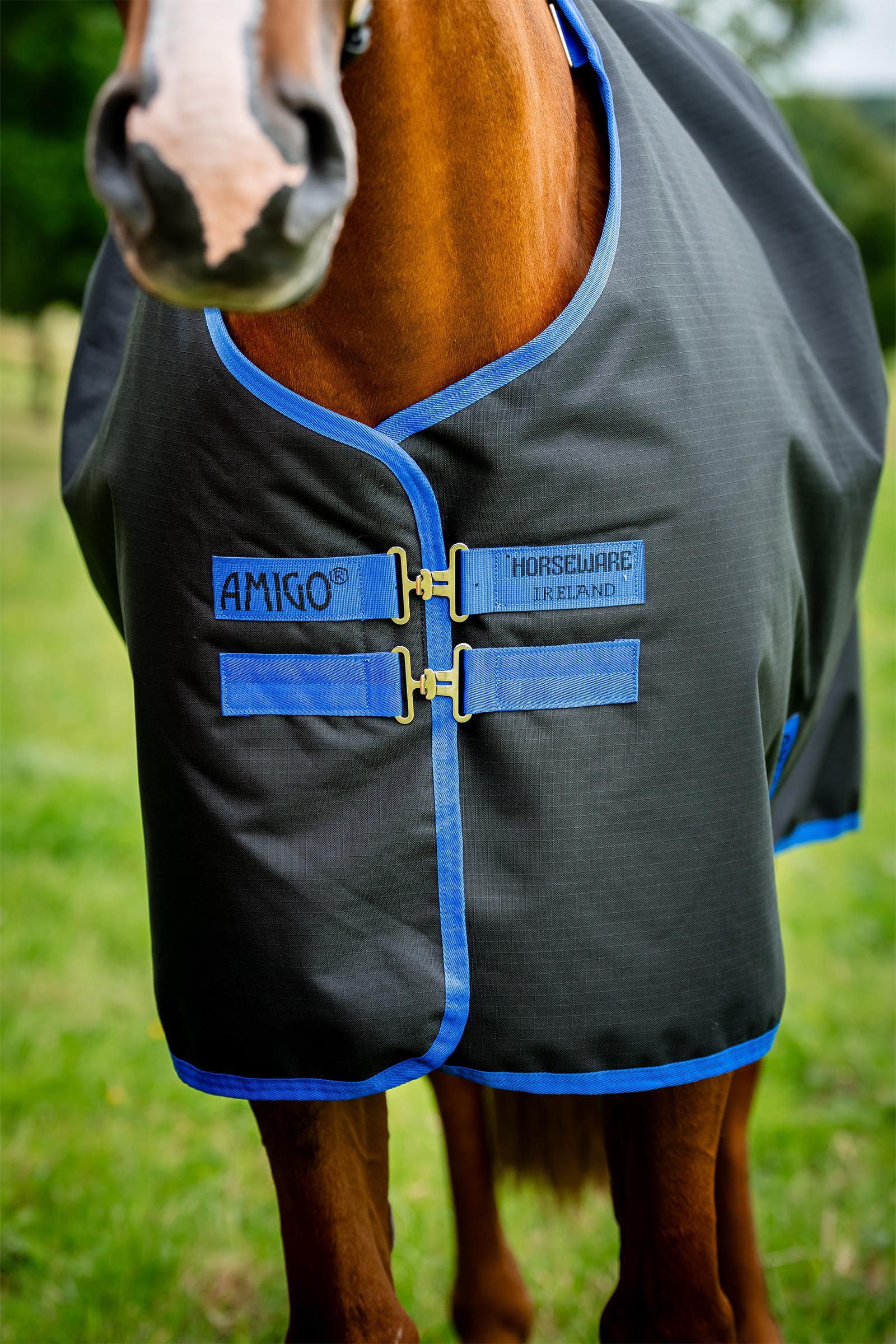 Horseware Amigo Ripstop 900D turnoutdeken met fleecevoering, 50 g
