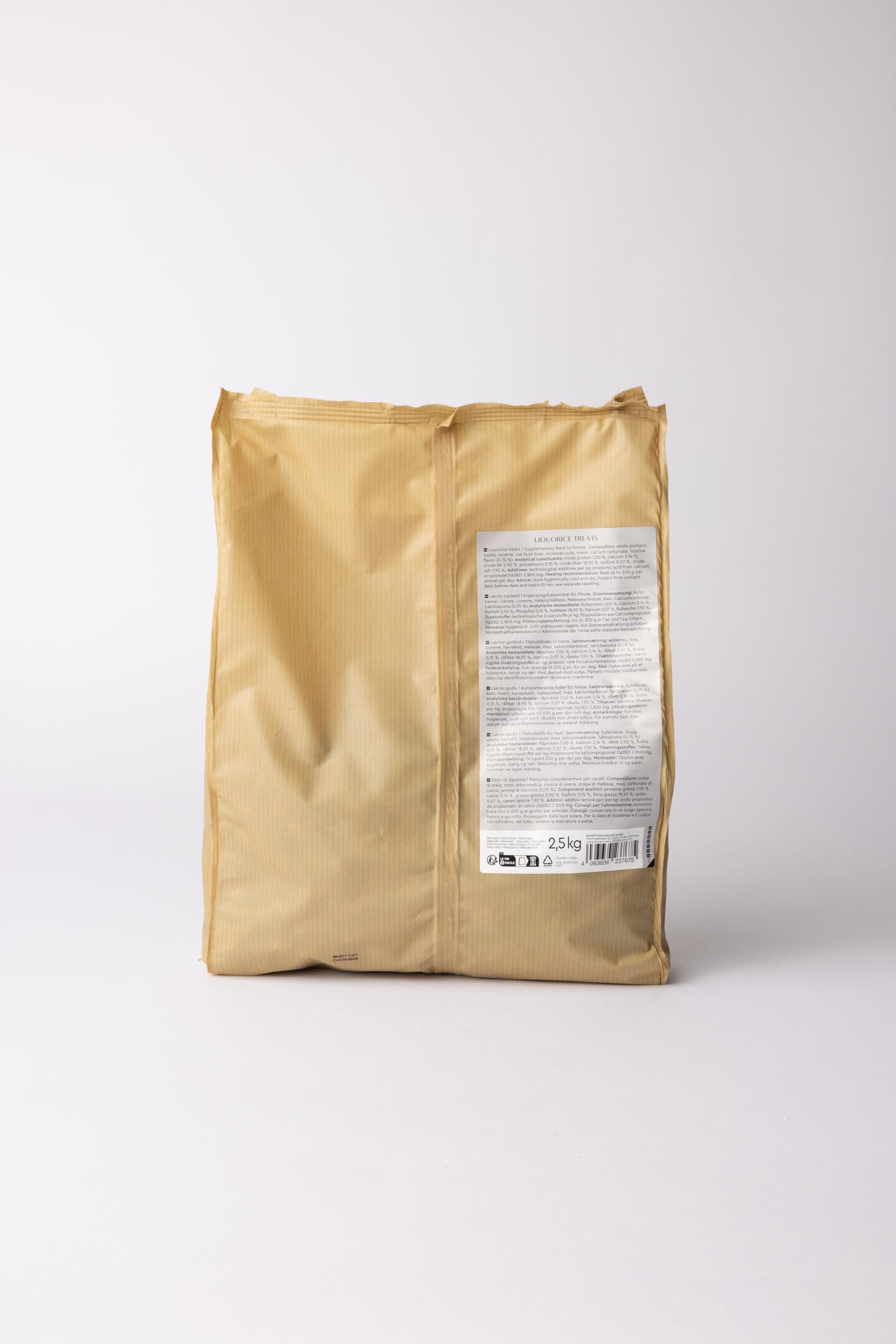 Horze Biscuits zoethout, paardensnoepjes, 2,5 kilo