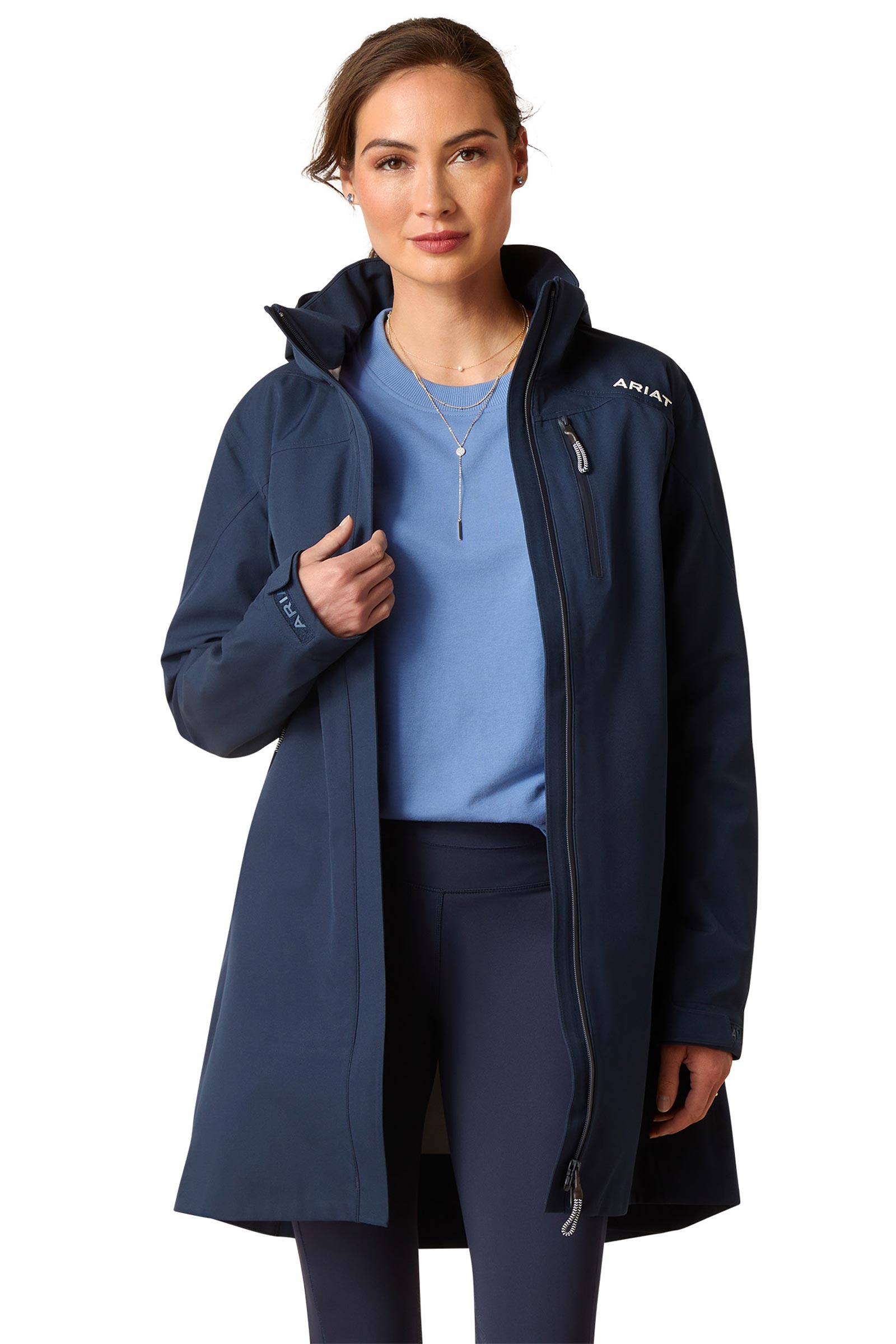 Ariat Coastal H2O Dames lange waterdichte parka
