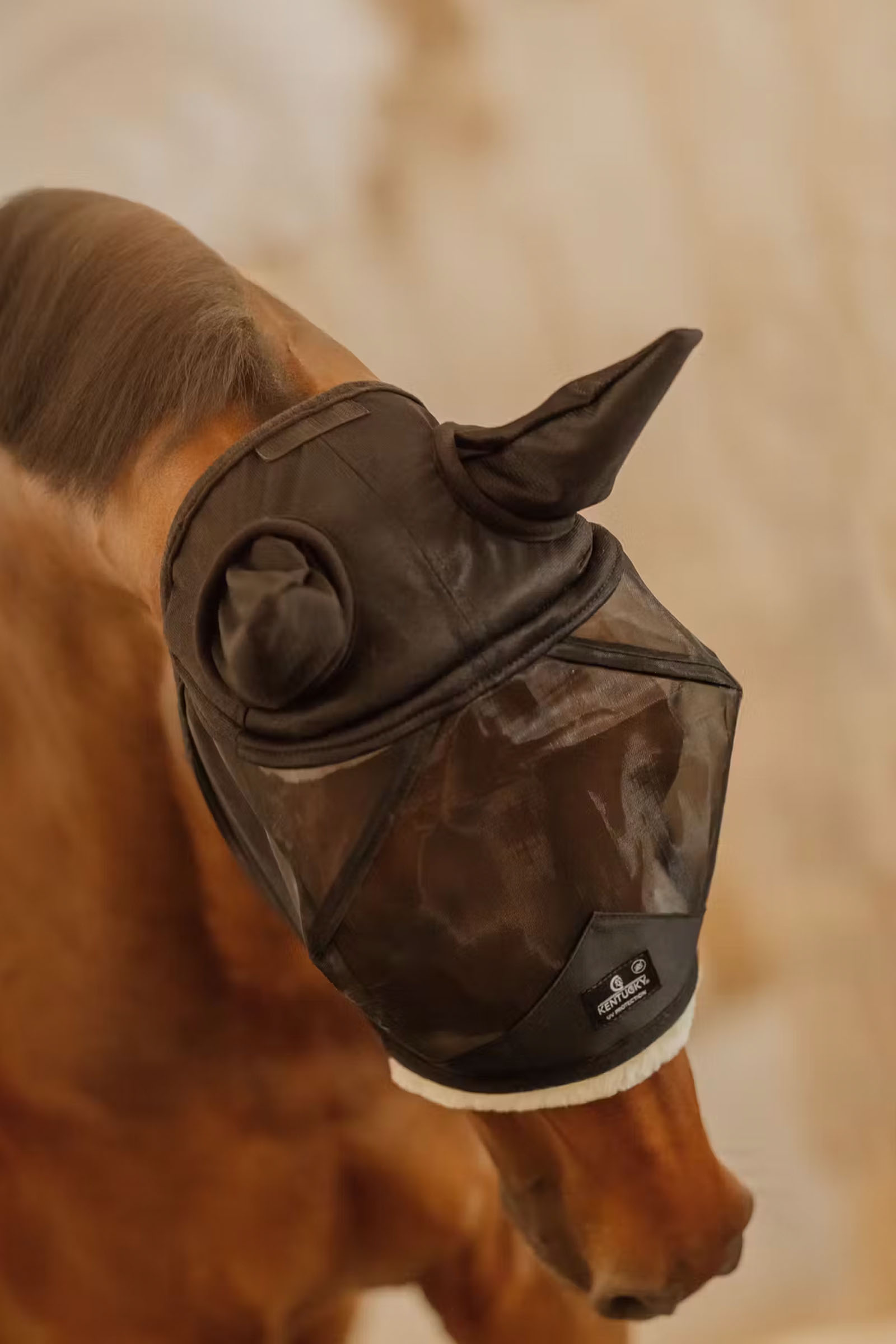 Kentucky Horsewear huidvriendelijk vliegenmasker met oren