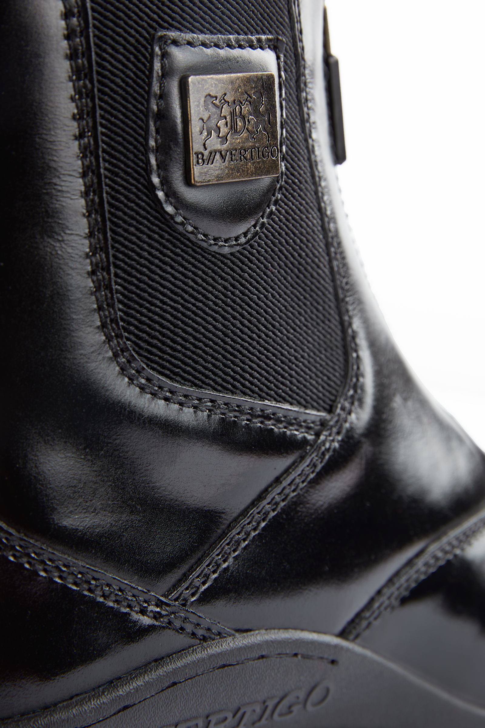 B Vertigo Saturn Leren Jodhpurs met rits vooraan, dames