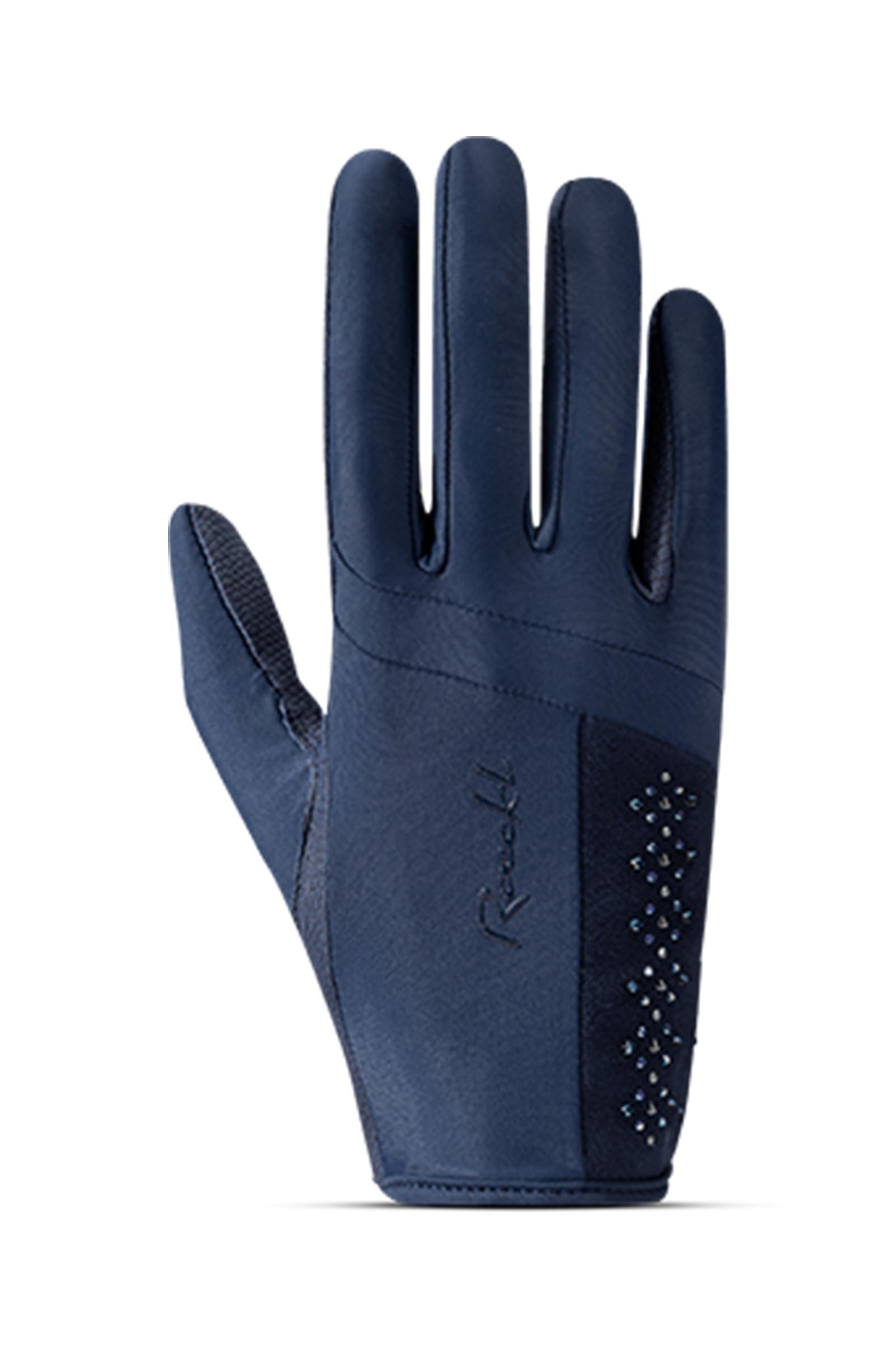 Festive Blue Roeckl Lillinoe rijhandschoenen