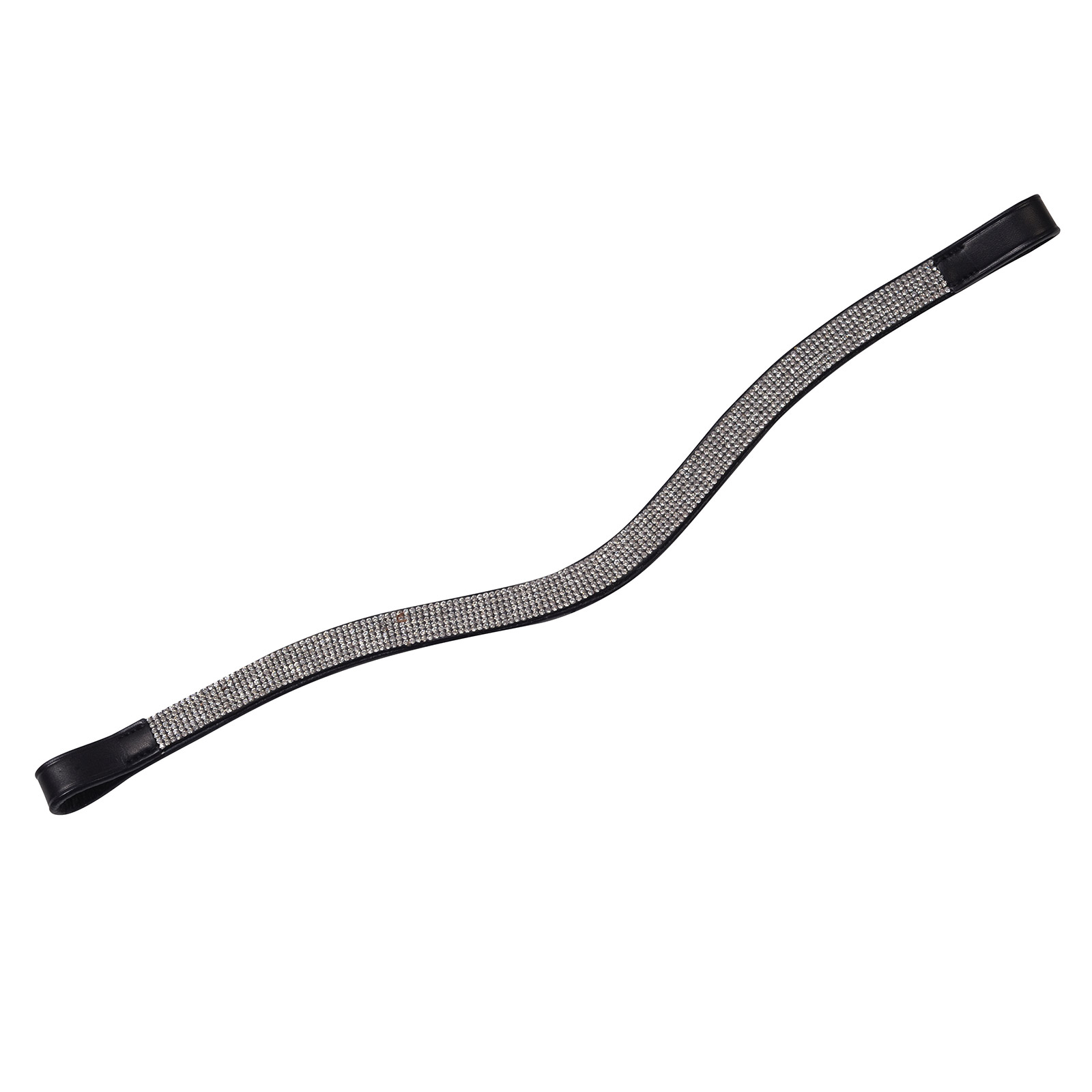 Collegiate Gebogen zilveren ketting frontriem