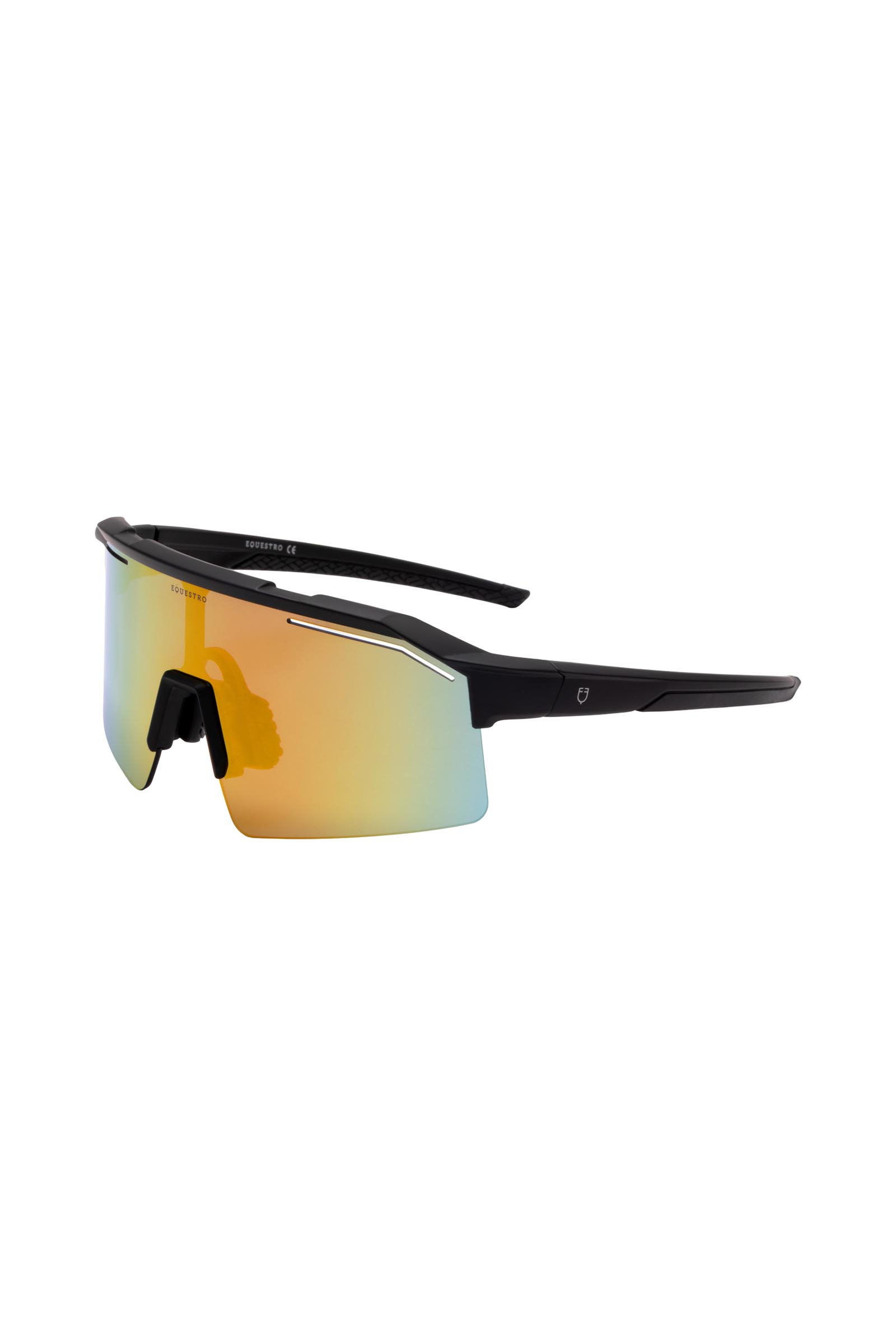 Black Matt/Gold Revo Equestro SS2026 Soleil Sports Gepolariseerde zonnebril  