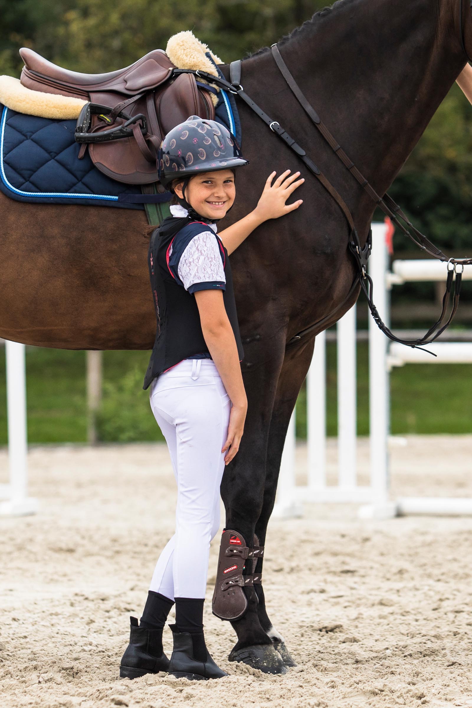 Komperdell ballistisch vest voor kinderen met rugbeschermer