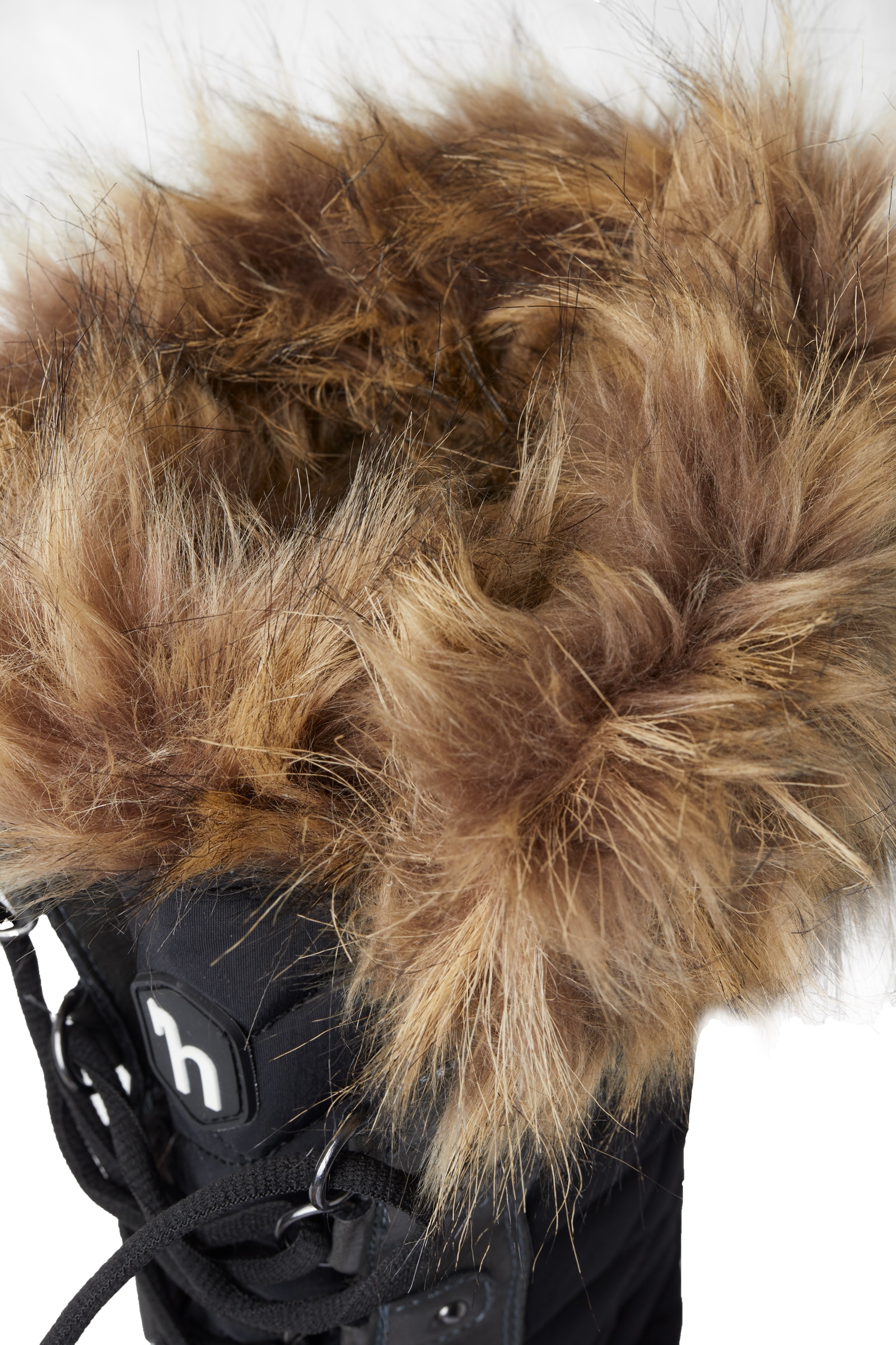 Horze bont gevoerde winterlaarzen, dames