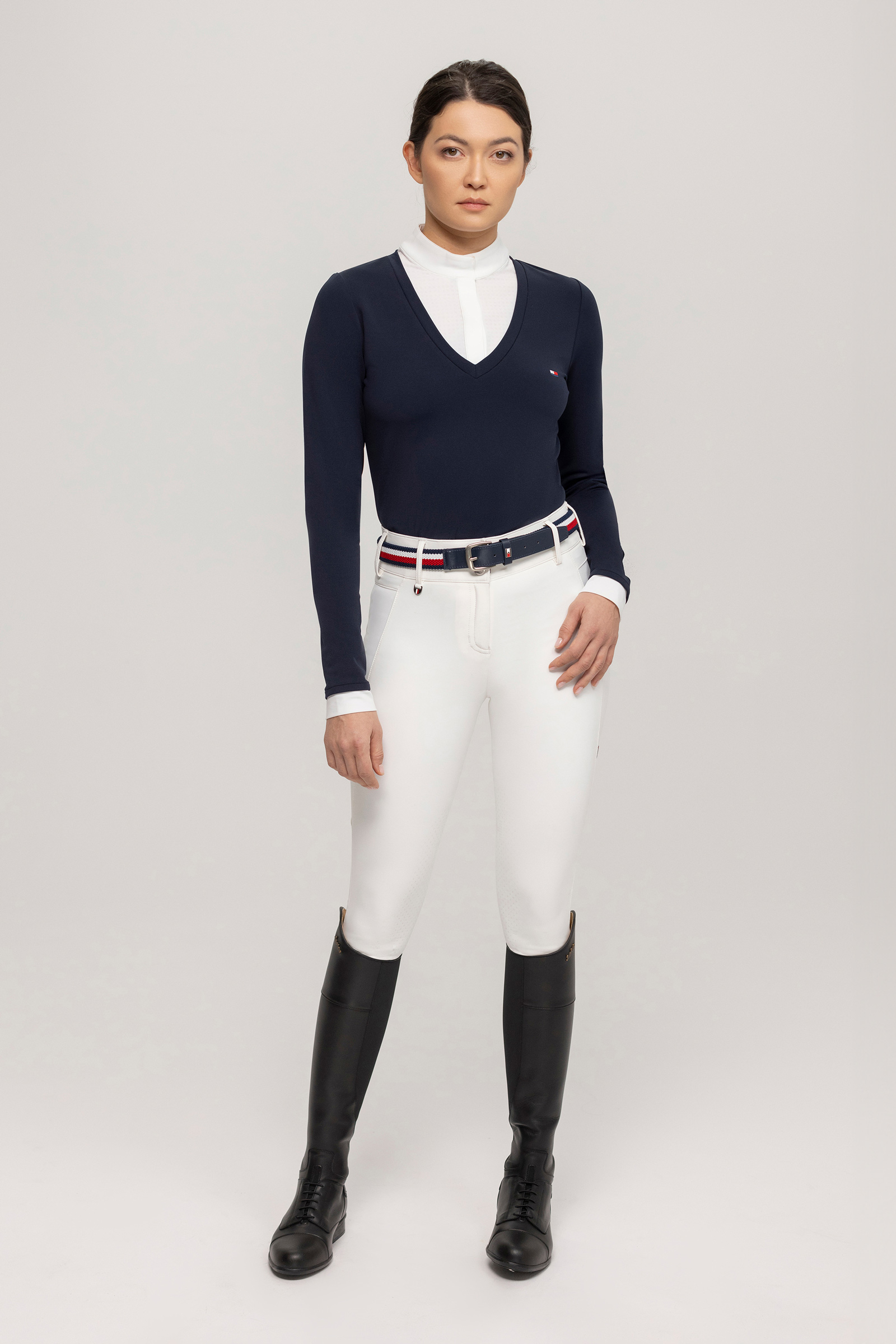 Tommy Hilfiger Equestrian Montana dames 2-in-1 wedstrijdshirt