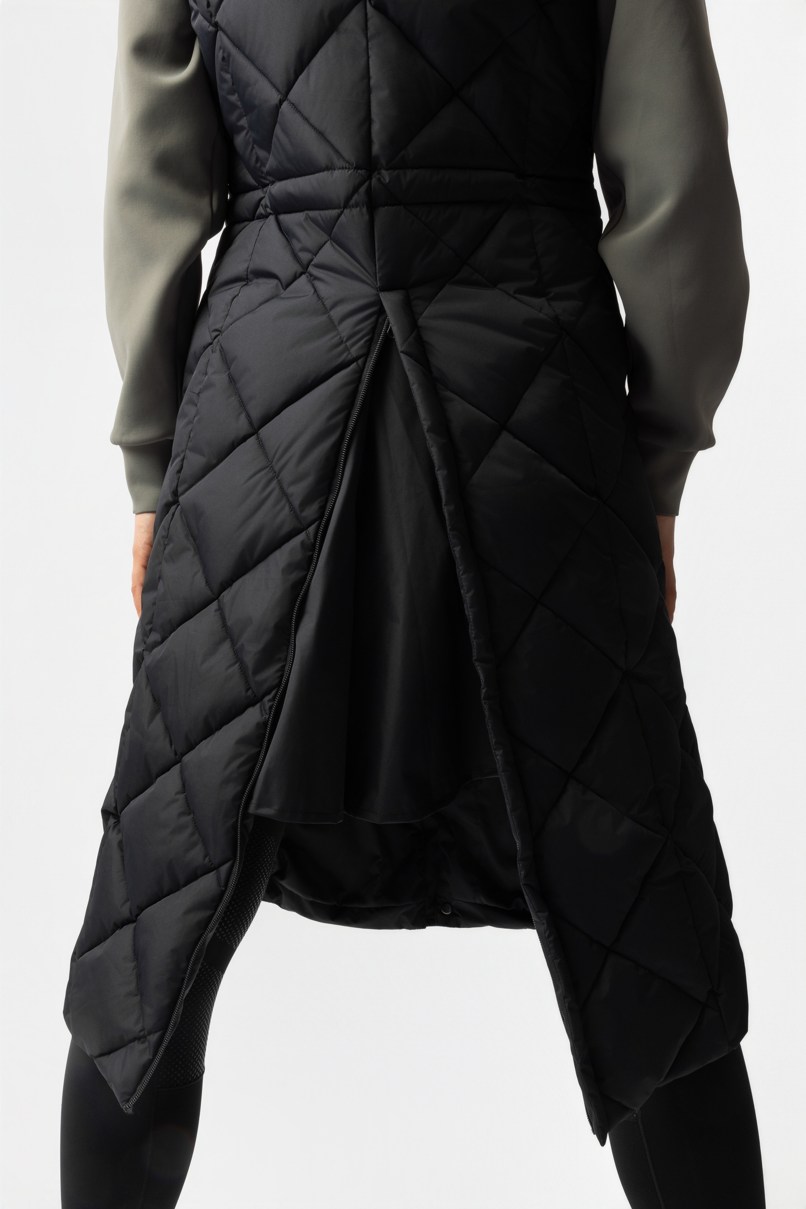 B Vertigo Gem Gewatteerde lange bodywarmer