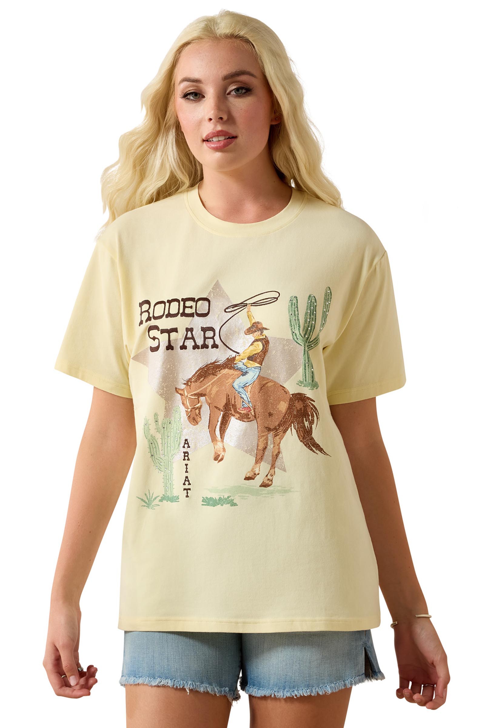 Ariat Rodeo Star boyfriend T-shirt voor dames  