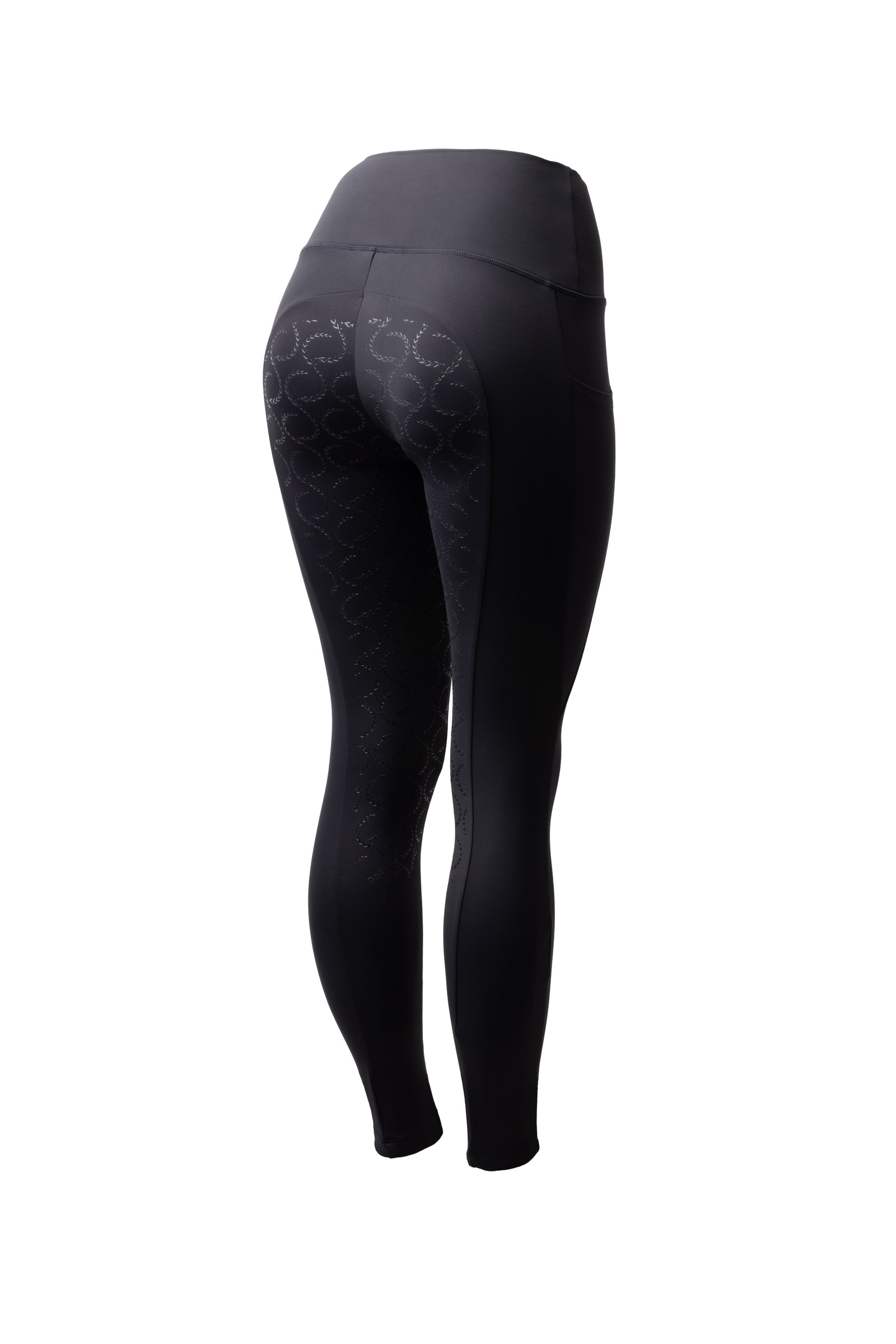 dark nay Horze Gillian Dames Thermo volgrip leggings