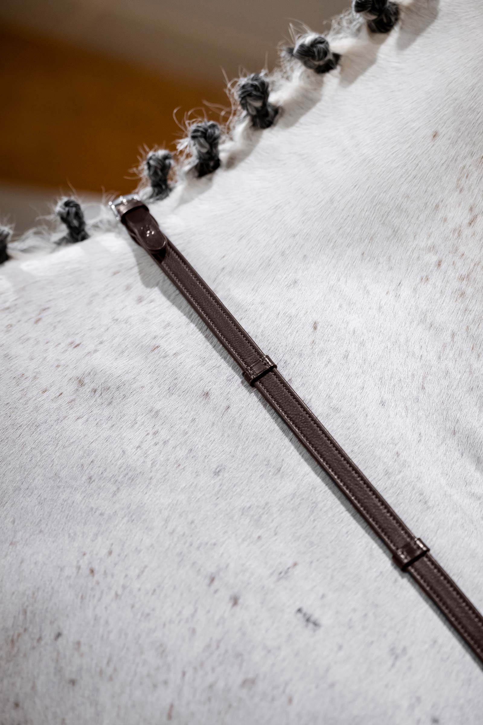 Brown Horseware springteugels met stops