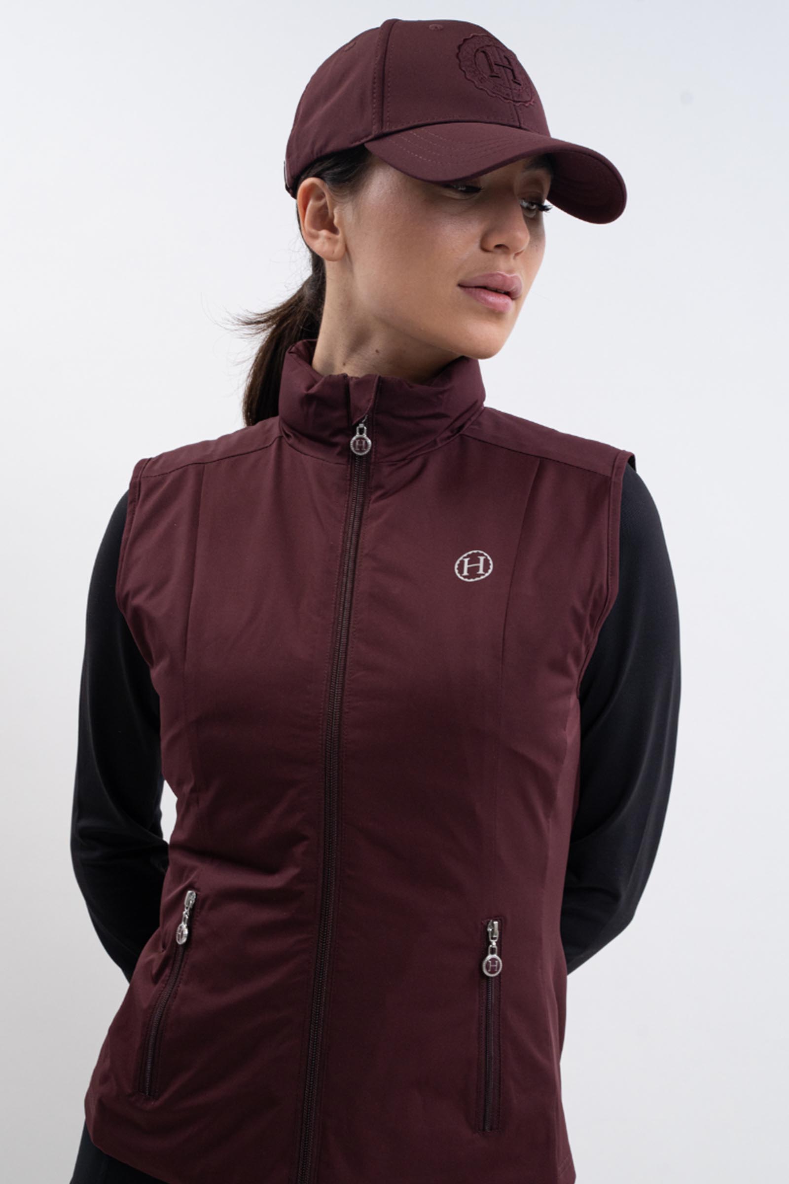 Aubergine  Harcour Balma bodywarmer