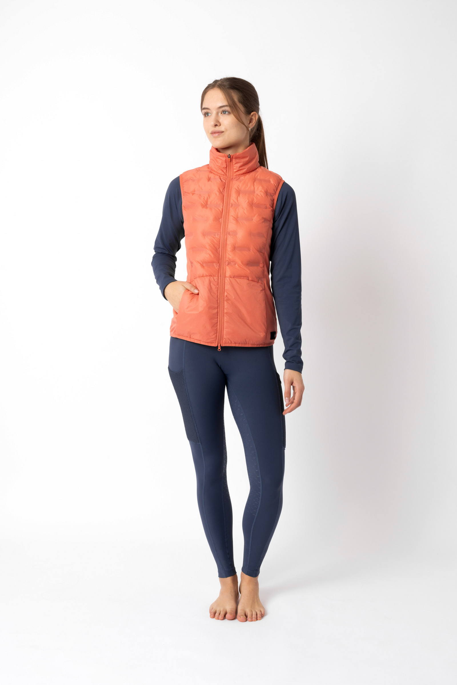 Horze Adela licht gevoerde functionele bodywarmer, dames