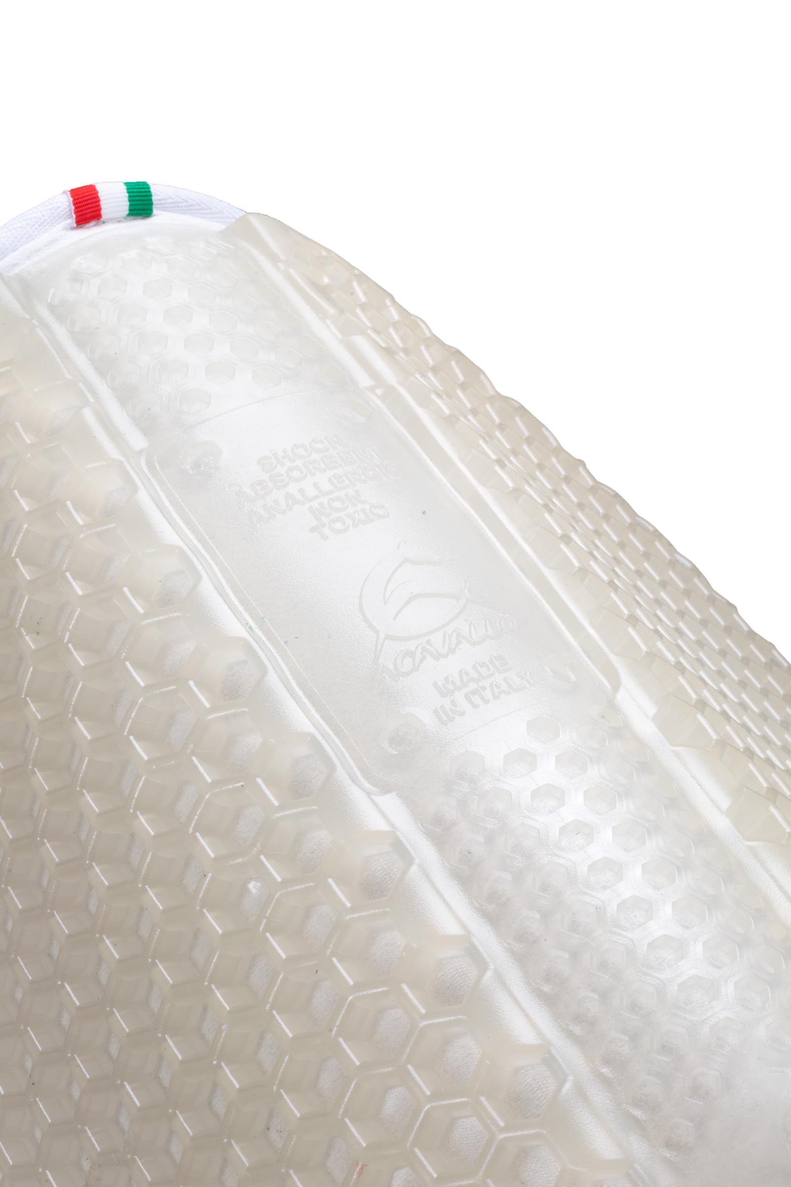 Acavallo Gel Pad Antislip Hexagonaal met Microfleece Plat