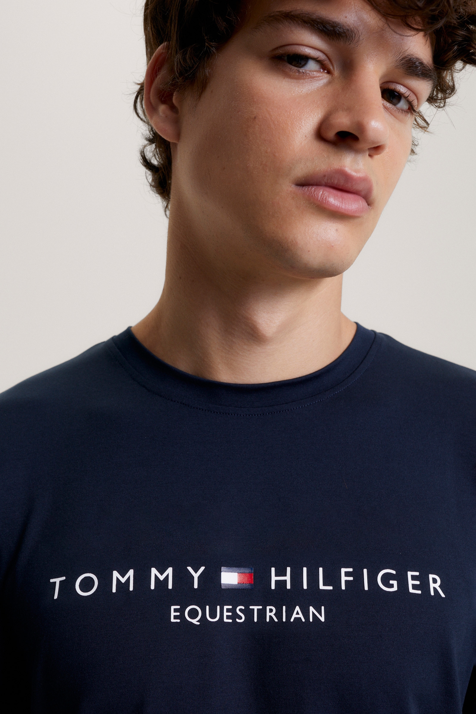 Tommy Hilfiger Equestrian Williamsburg T-shirt met grafische opdruk en korte mouwen