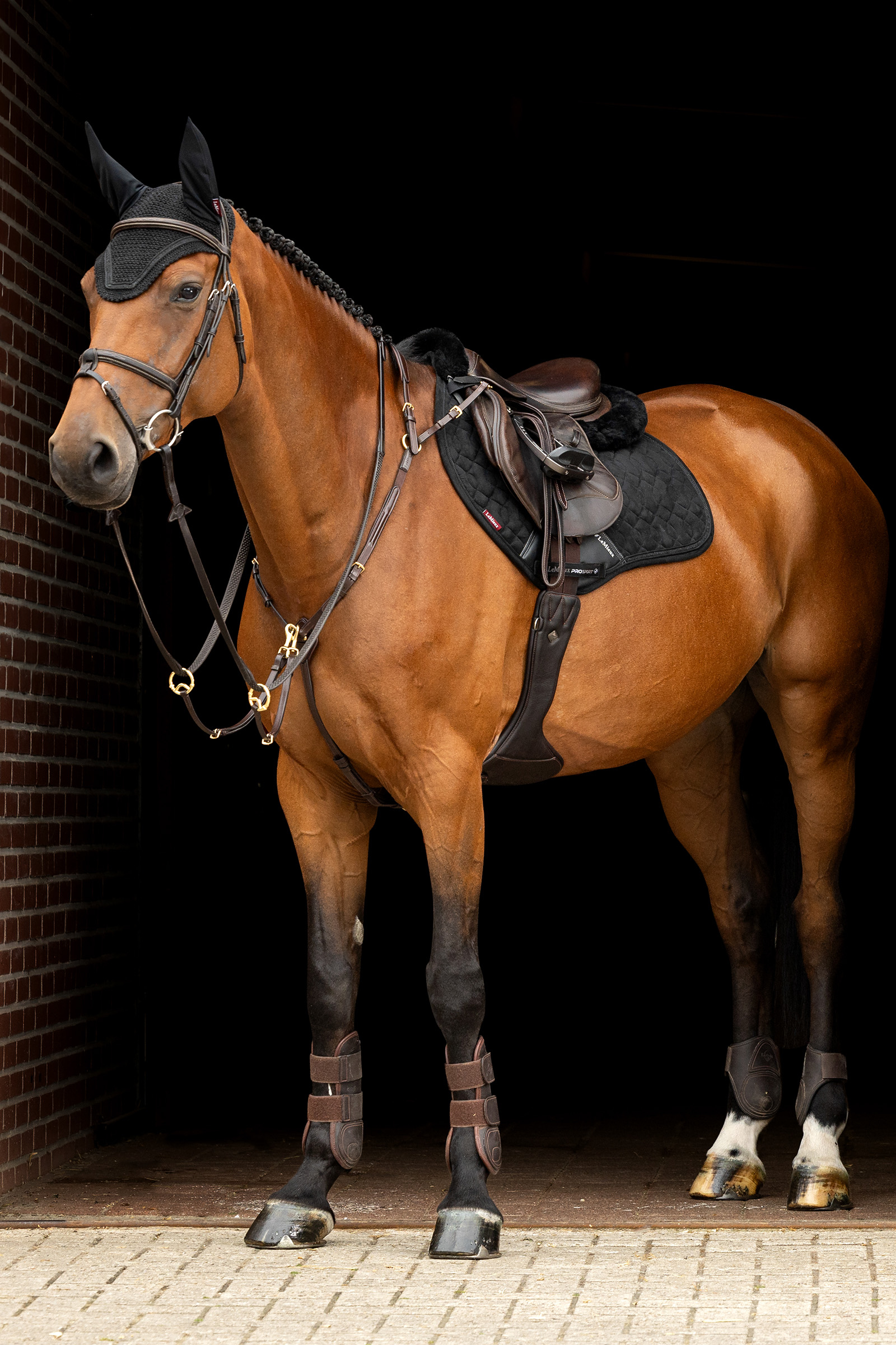 LeMieux Crystal Suede close contact springzadeldek