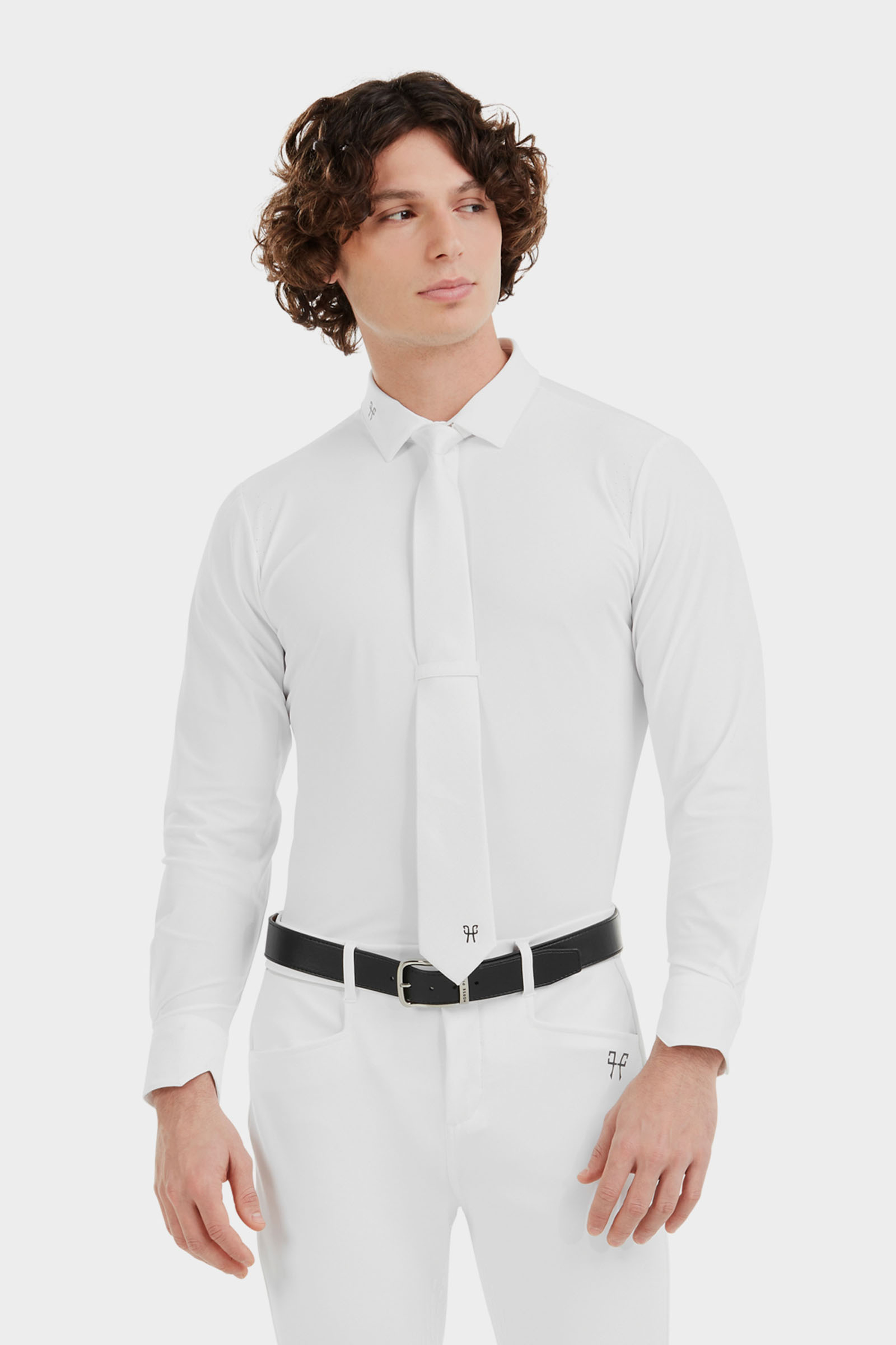 White Horse Pilot Aerolight herenshirt met lange mouwen