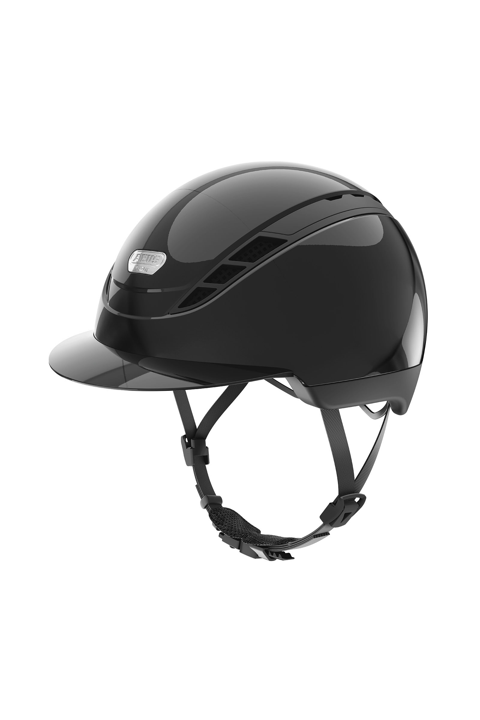 Black/Shiny Abus Pikeur AirDuo Rijhelm