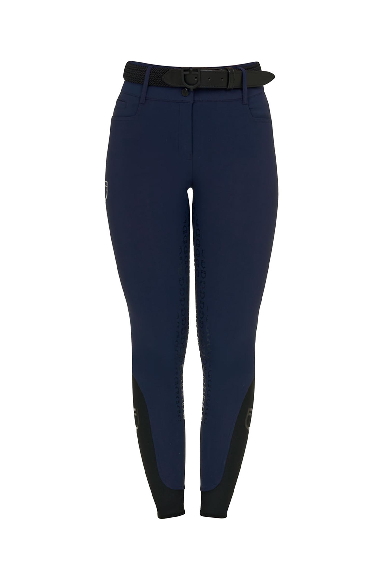 Equestro SS2026 Dames High Waist Stones Logo volledige grip rijbroek  