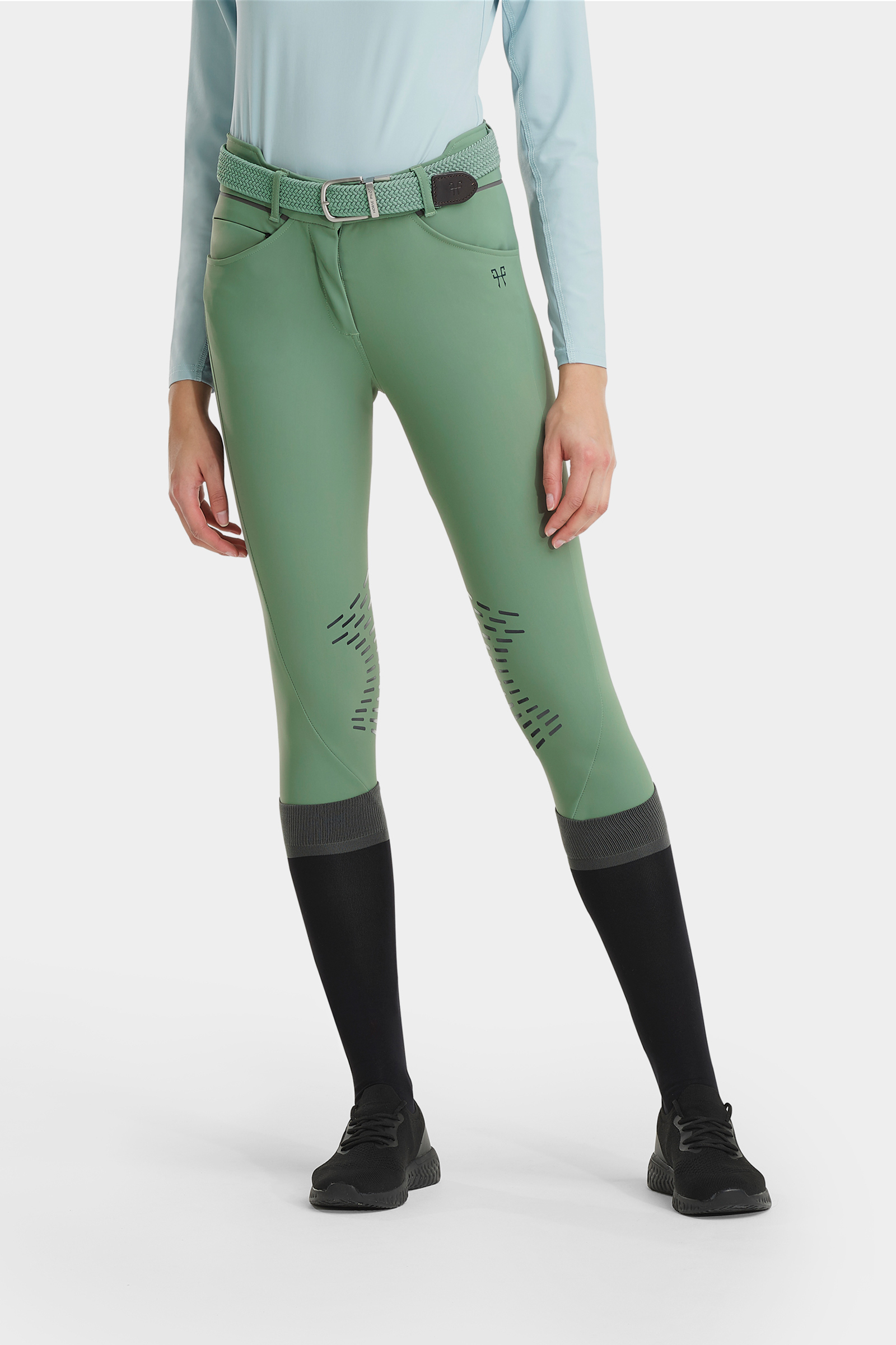 Smooth Green Horse Pilot X-Design dames rijbroek