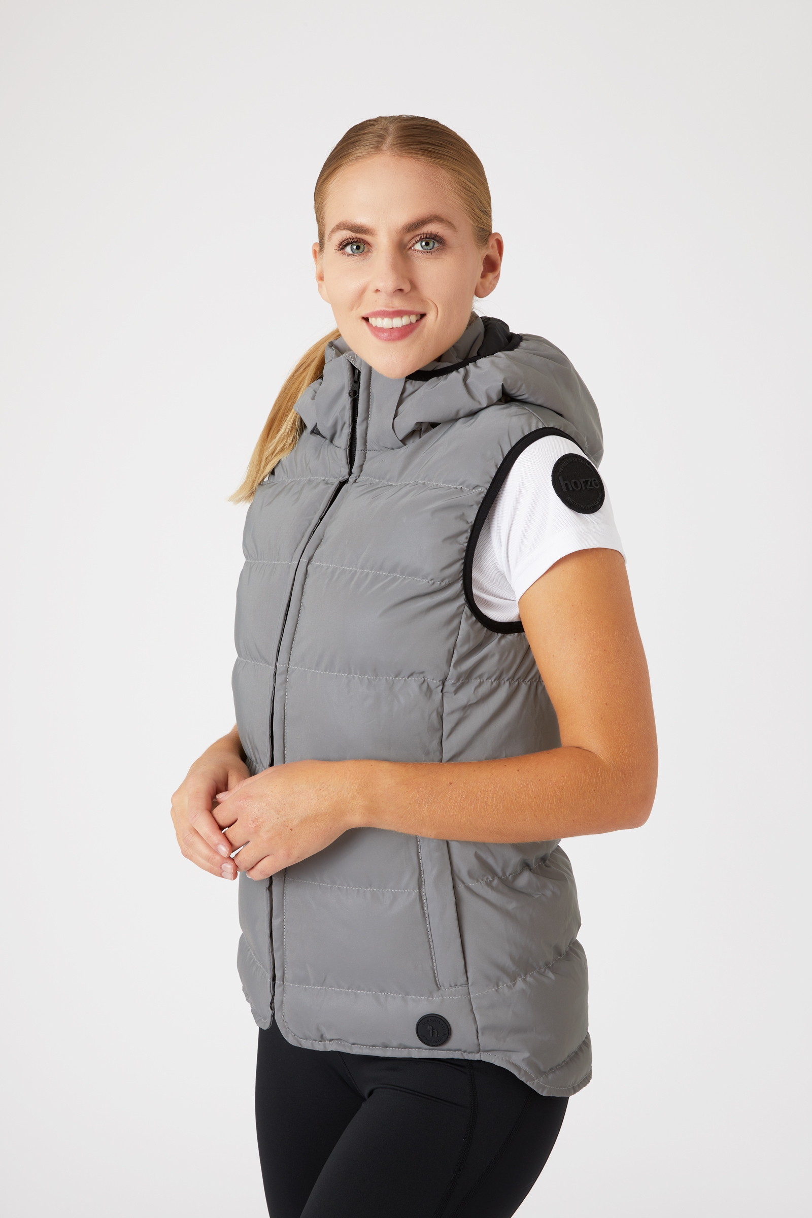 Horze Reflecterende Gevoerde Bodywarmer, dames
