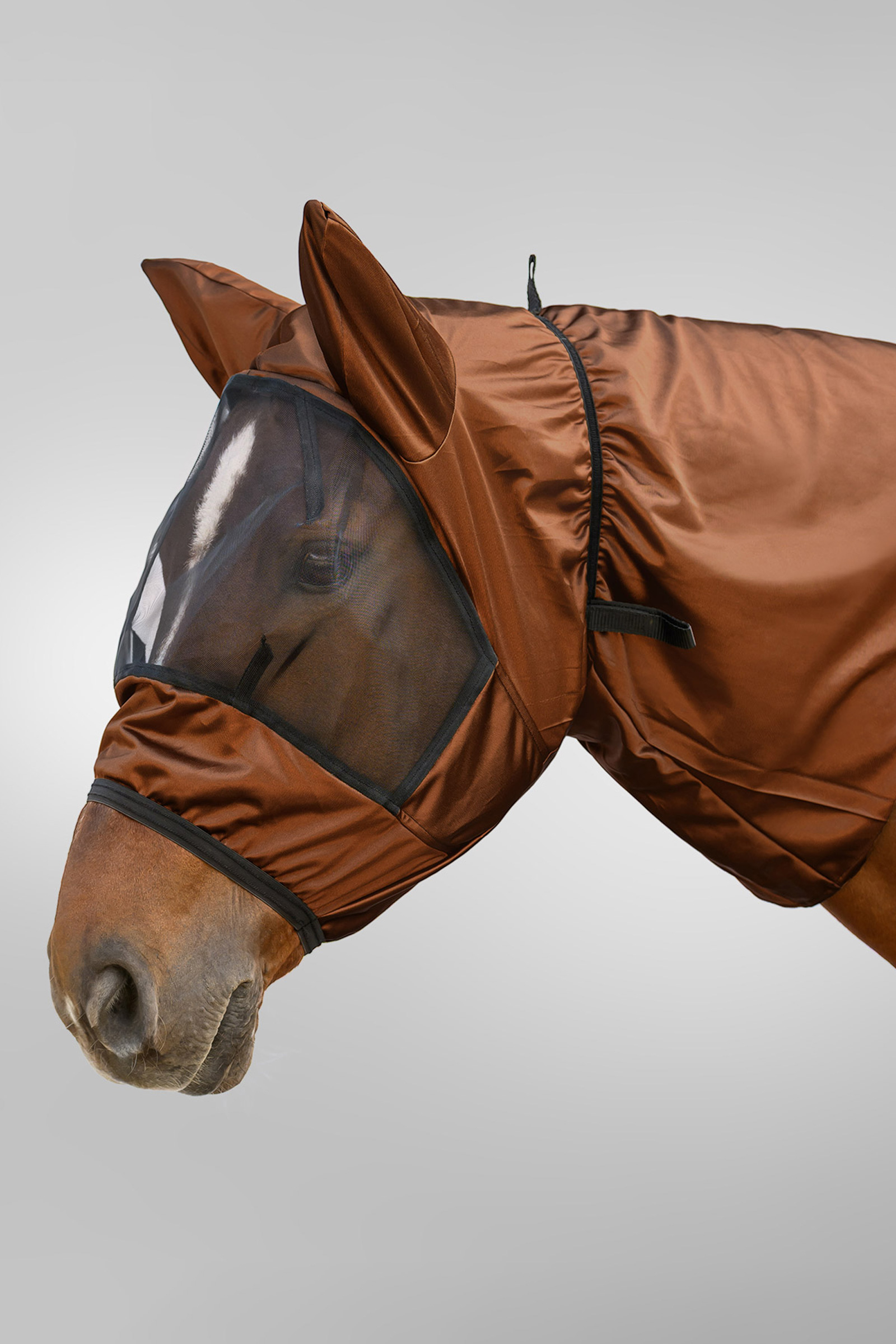 Mocca Waldhausen eczeem vliegenmasker met UV-bescherming