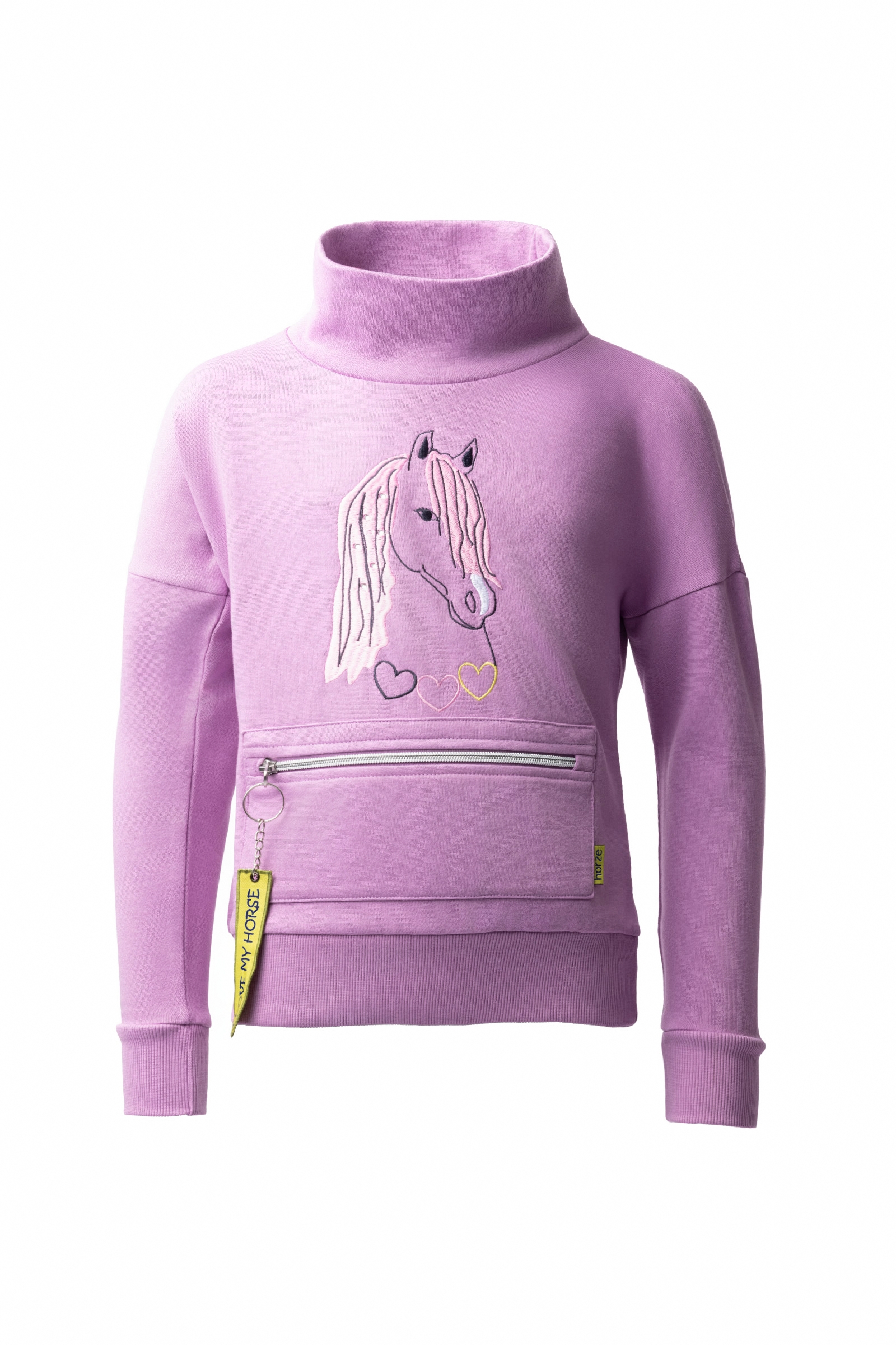Horze Bruna sweater met hoge kraag, kids