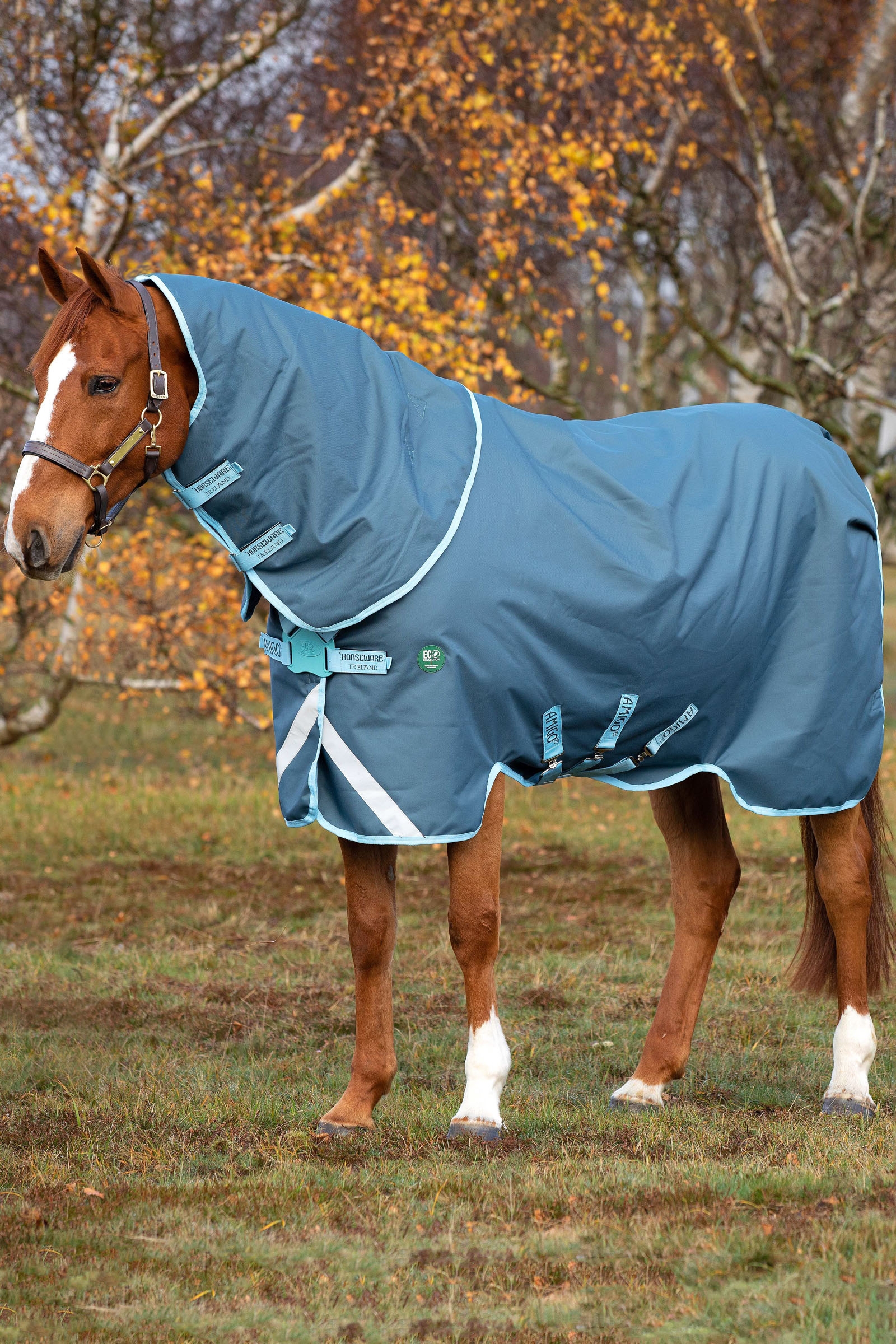Horseware Amigo AmEco 12 Plus Incl. Afneembare hals, 250 grams