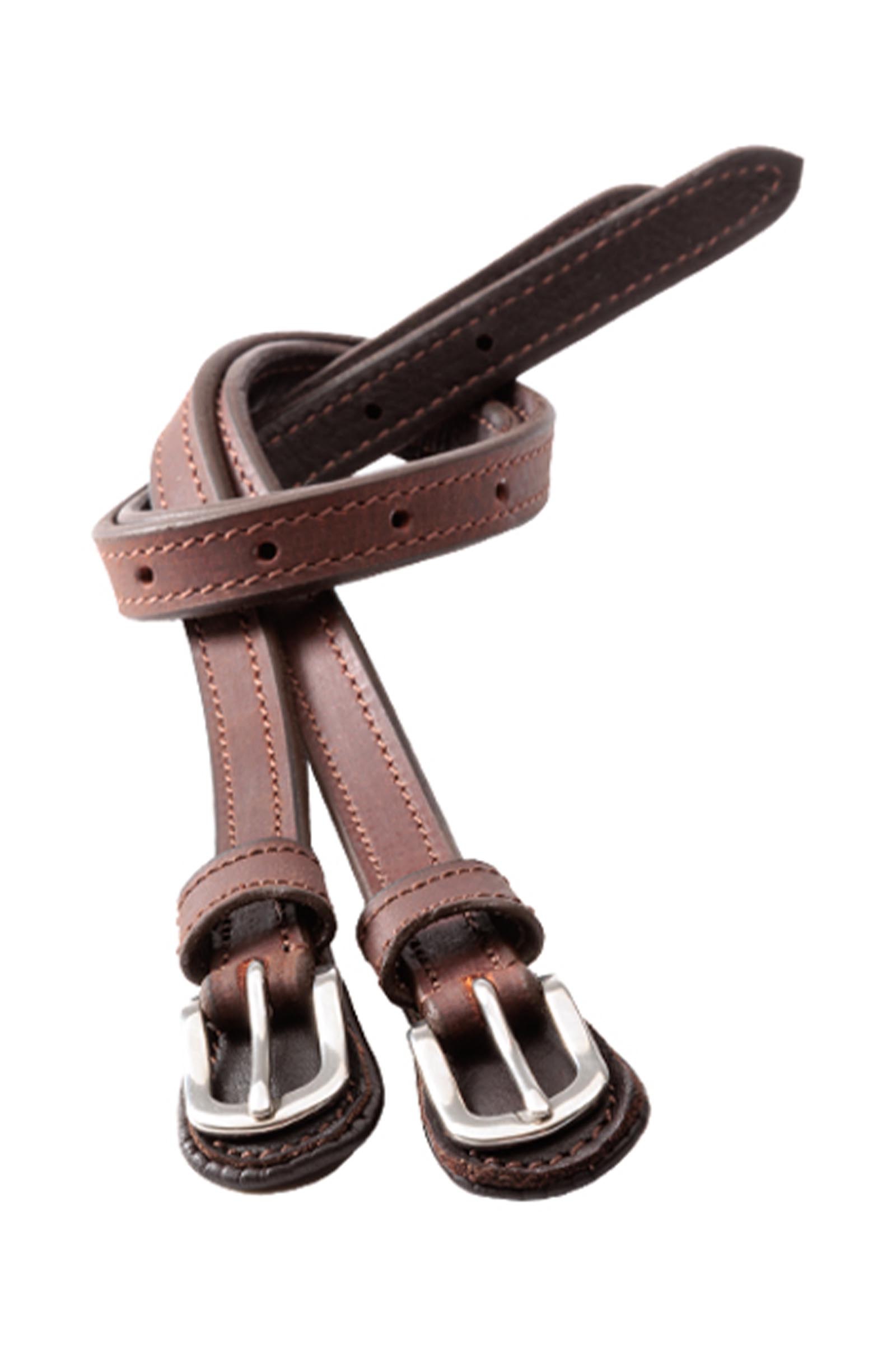 Kavalkade gevoerde spoorriemen, geolied leer