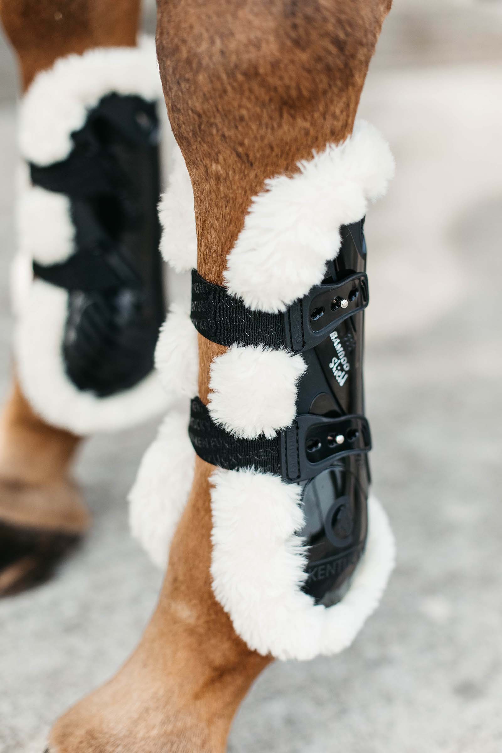 Kentucky Horsewear Peesbeschermers Bamboo Elastic Vegan Wol