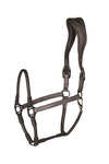 Catago leather halter with round-stitched noseband