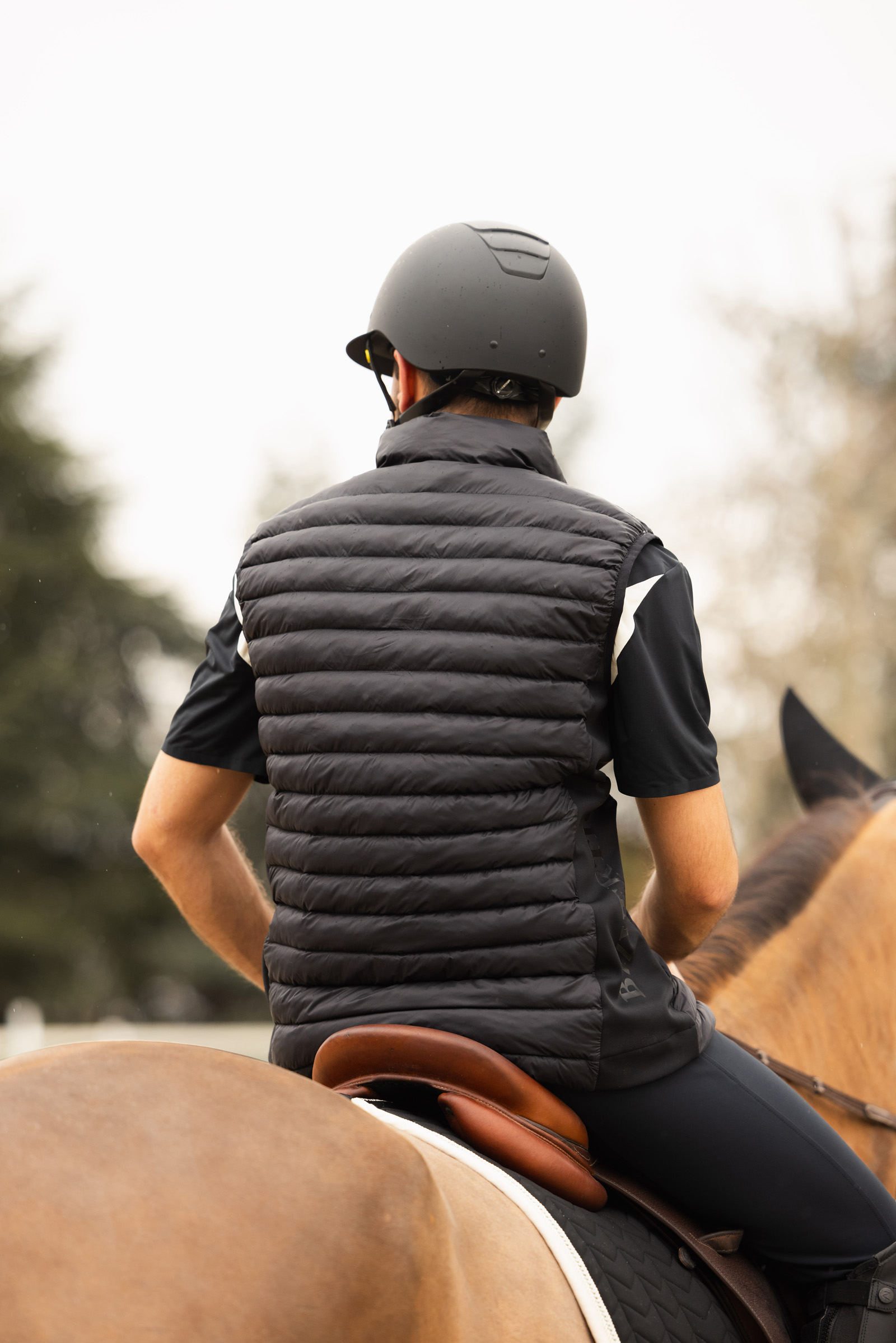 B Vertigo Simon ultralichte gewatteerde bodywarmer, heren
