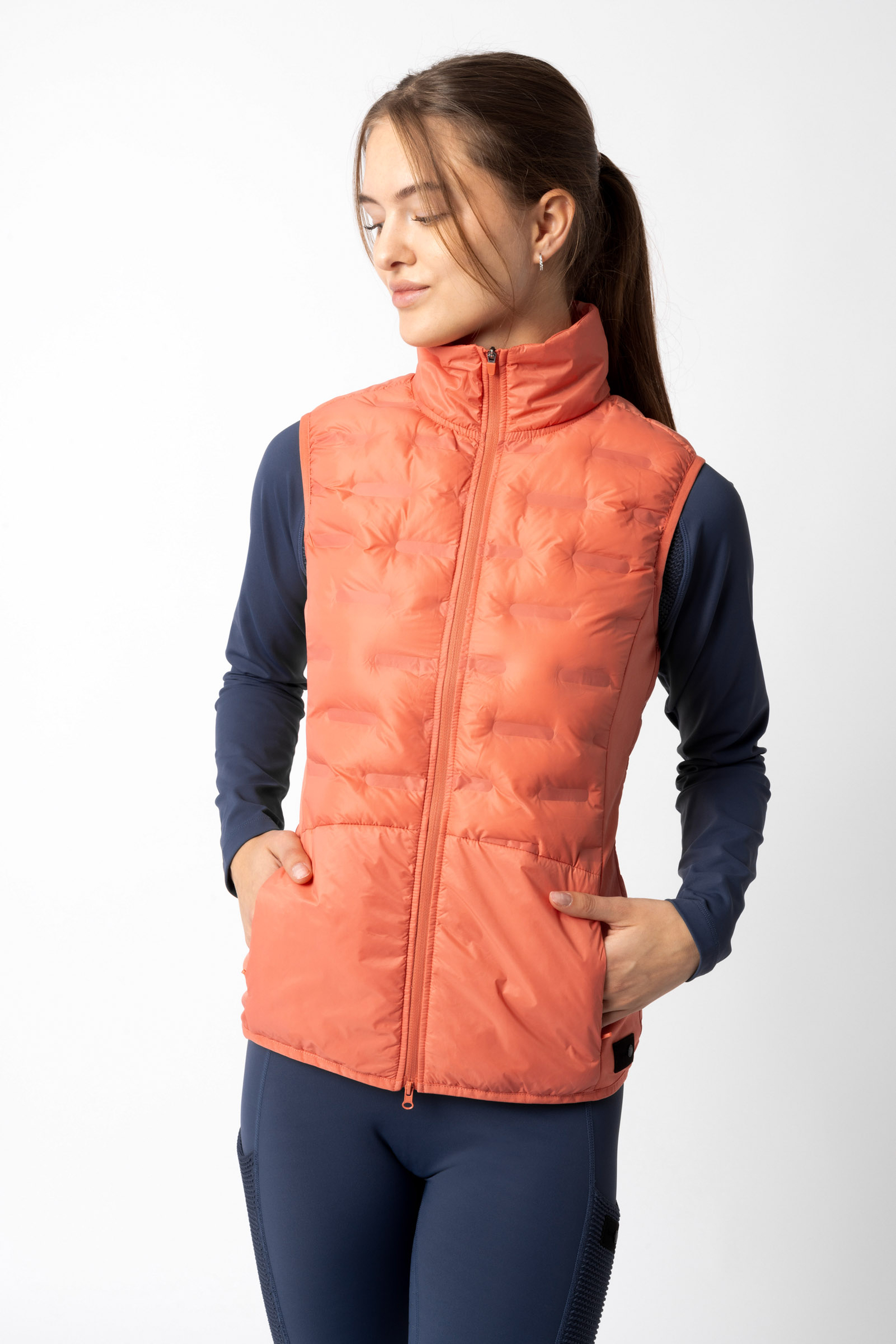 Horze Adela licht gevoerde functionele bodywarmer, dames