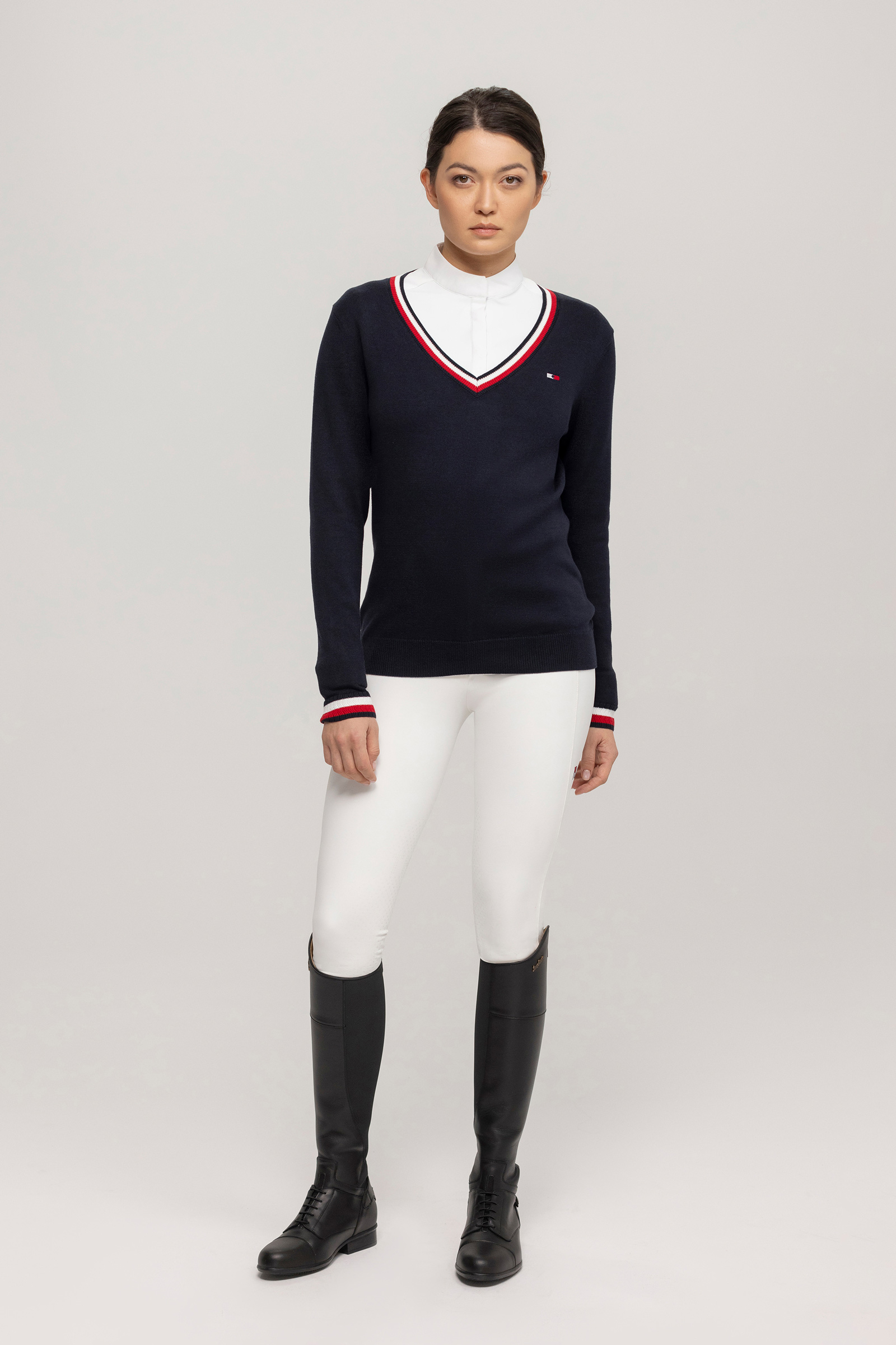 Tommy Hilfiger Equestrian Indiana dames V-hals trui