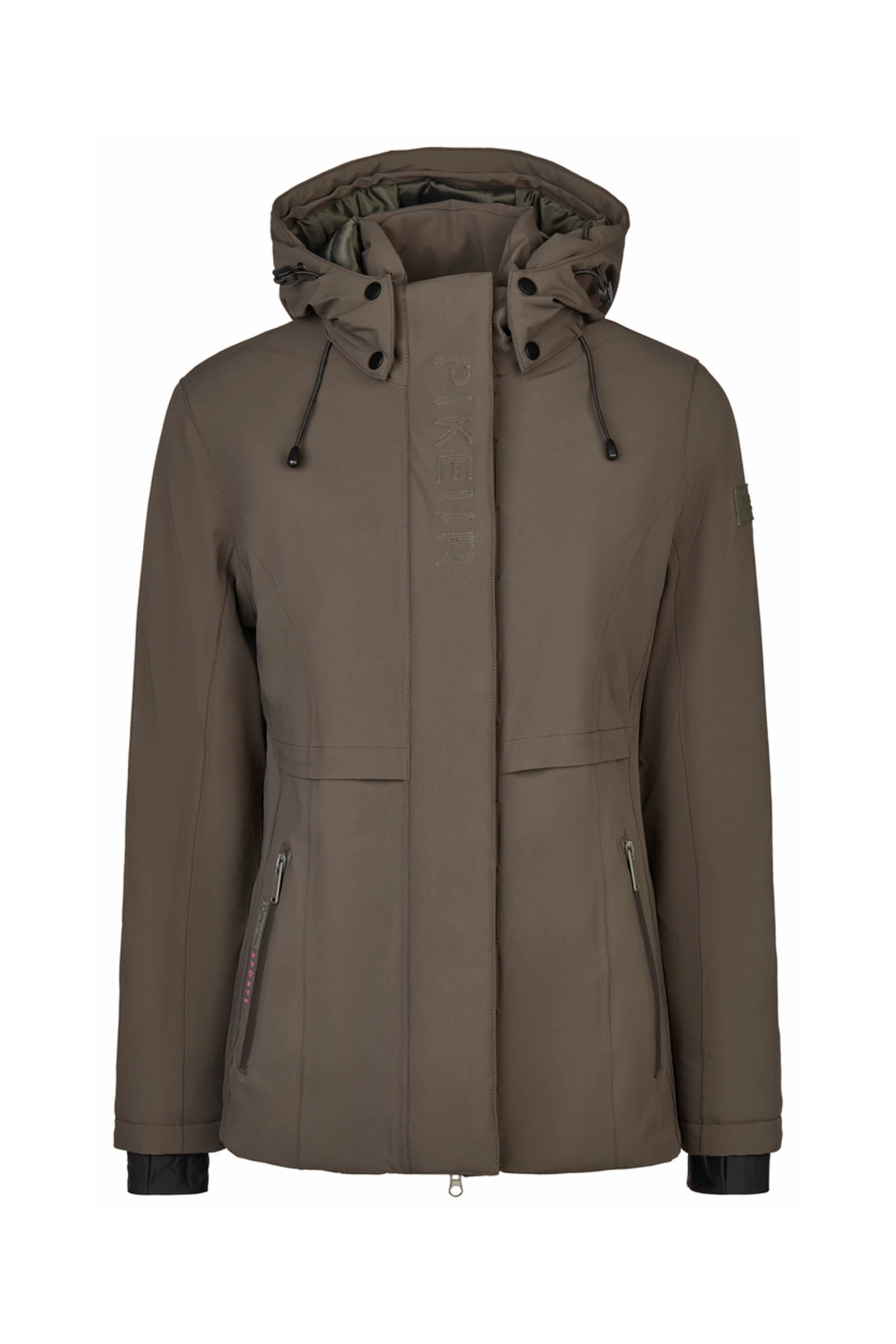 Deep Khaki Pikeur Sports Dames Waterdichte Jas