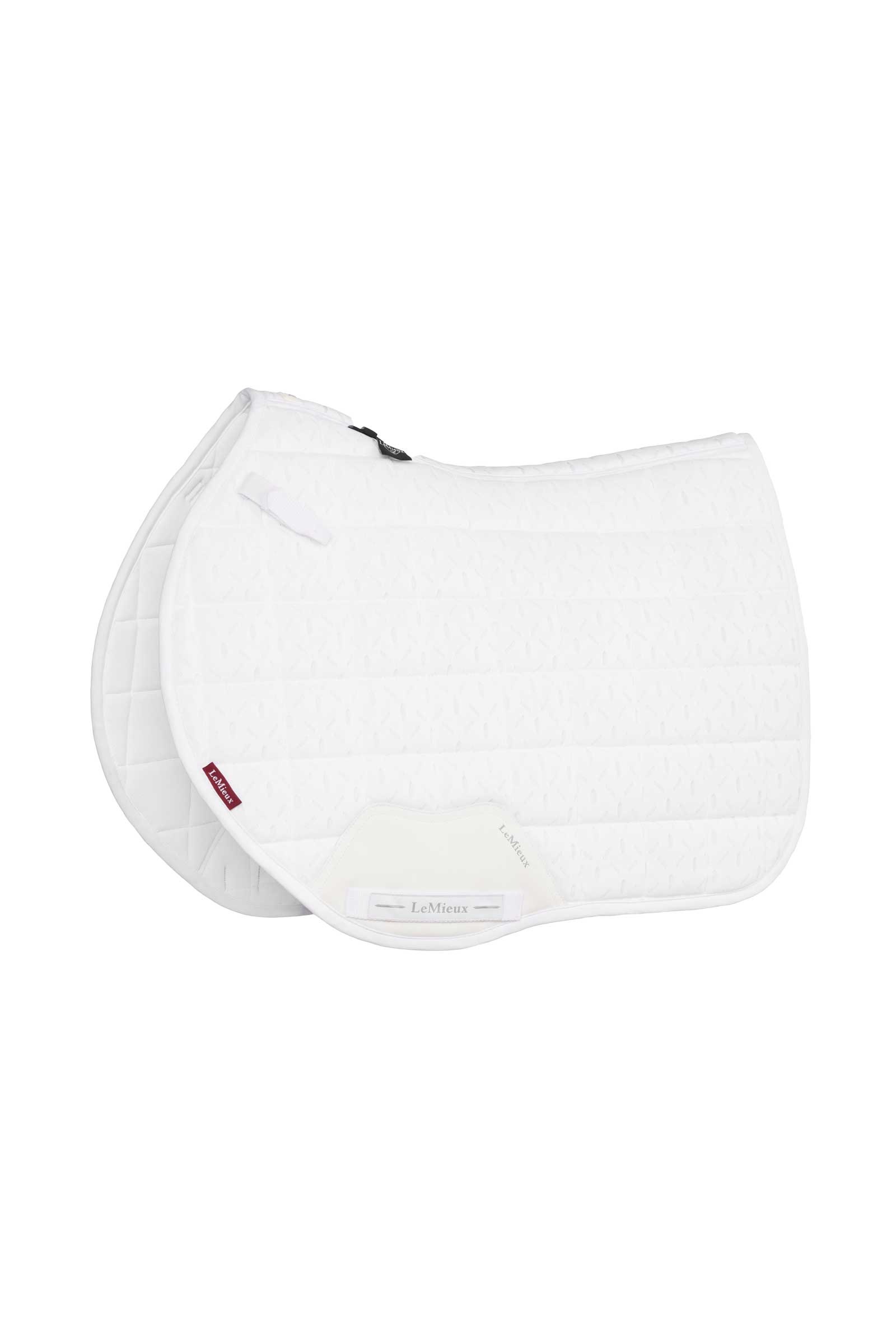 White LeMieux 3D Mesh Self-Cool Eurojump Springzadeldek