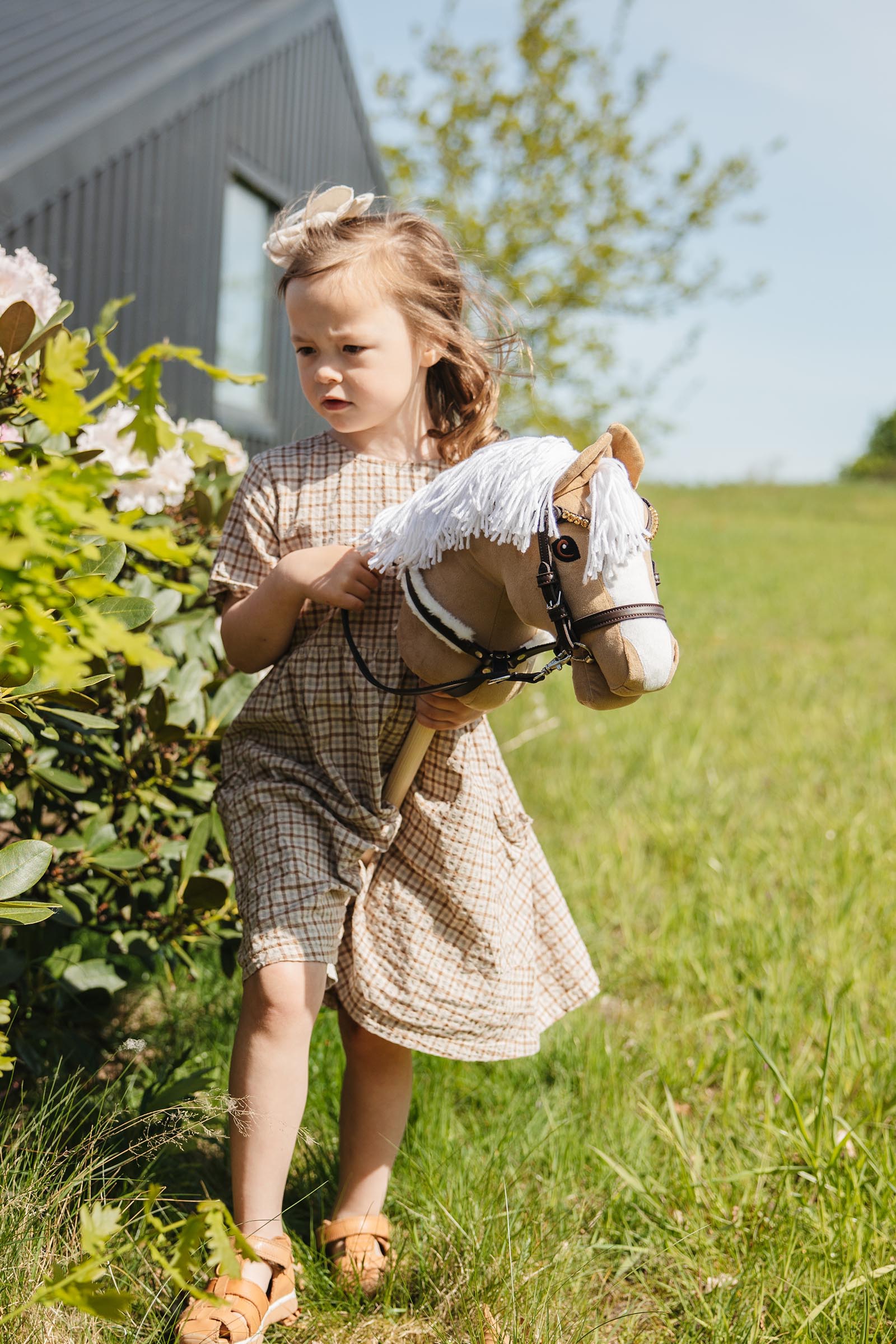 My Hobby Horse leren hoofdstel met stenen