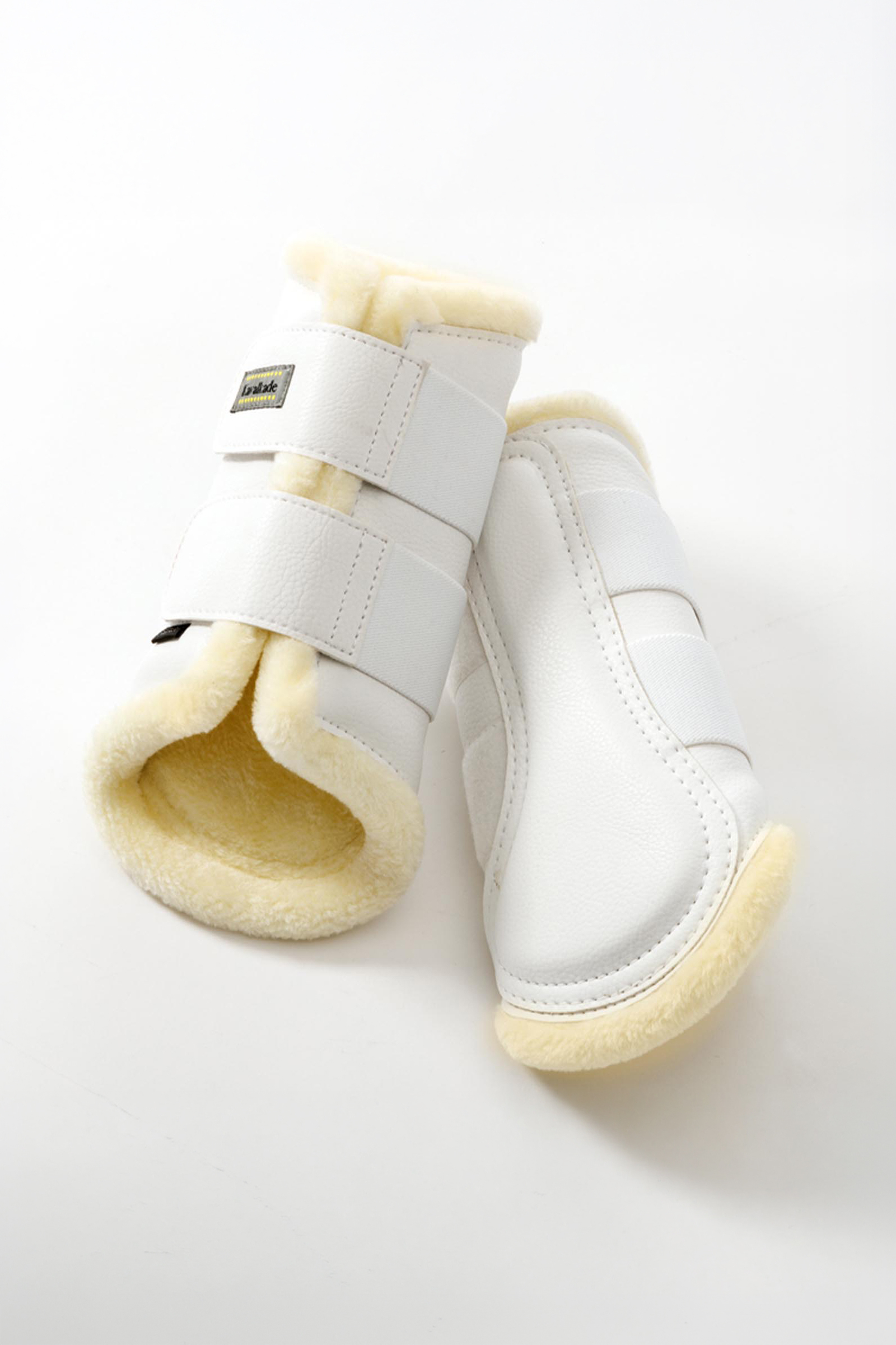 Kavalkade Anatomic kunstleren beenbeschermers met imitatiebont