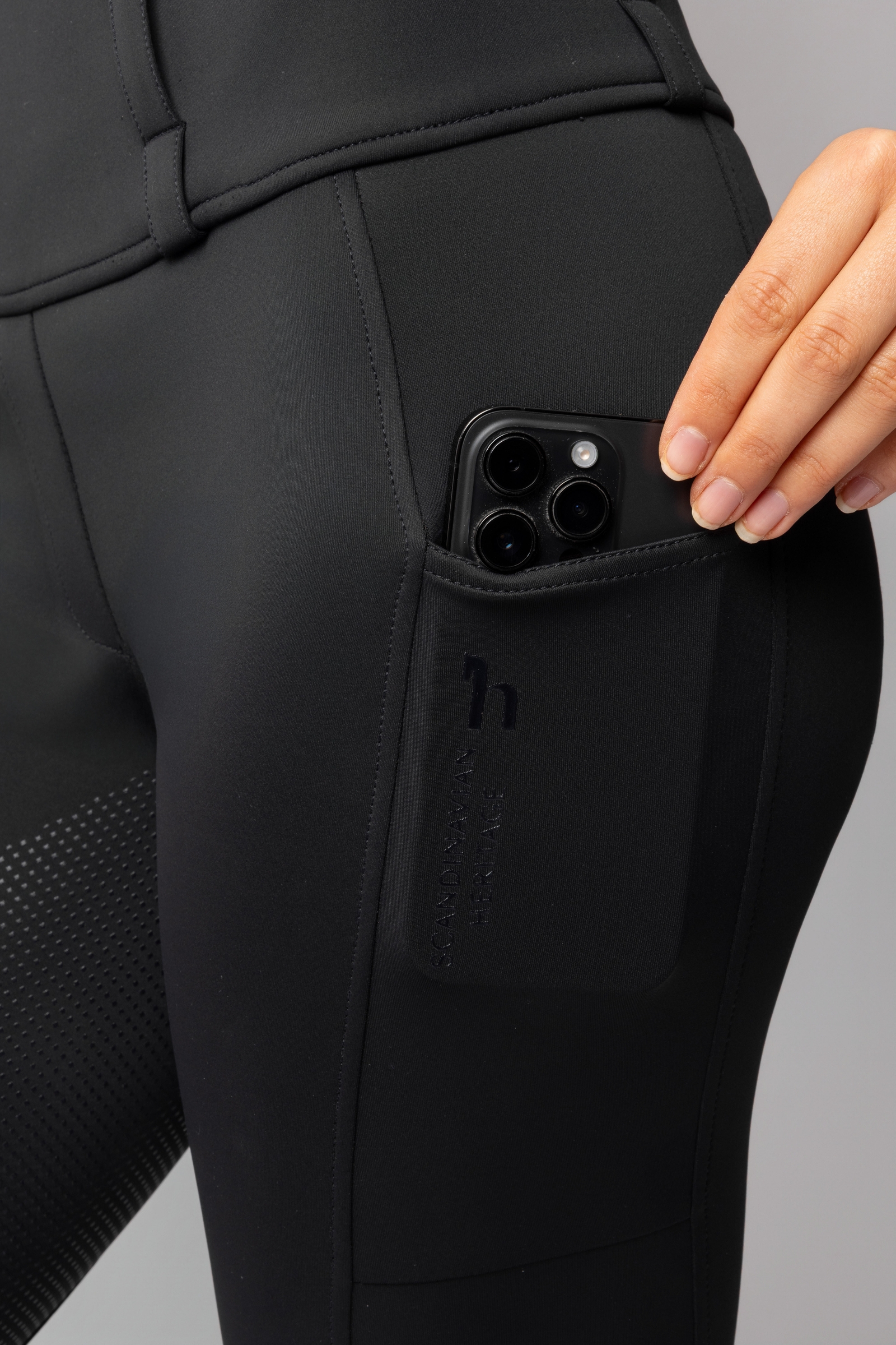 Horze Anya dames rijlegging met fullseat siliconen grip UPF 50+