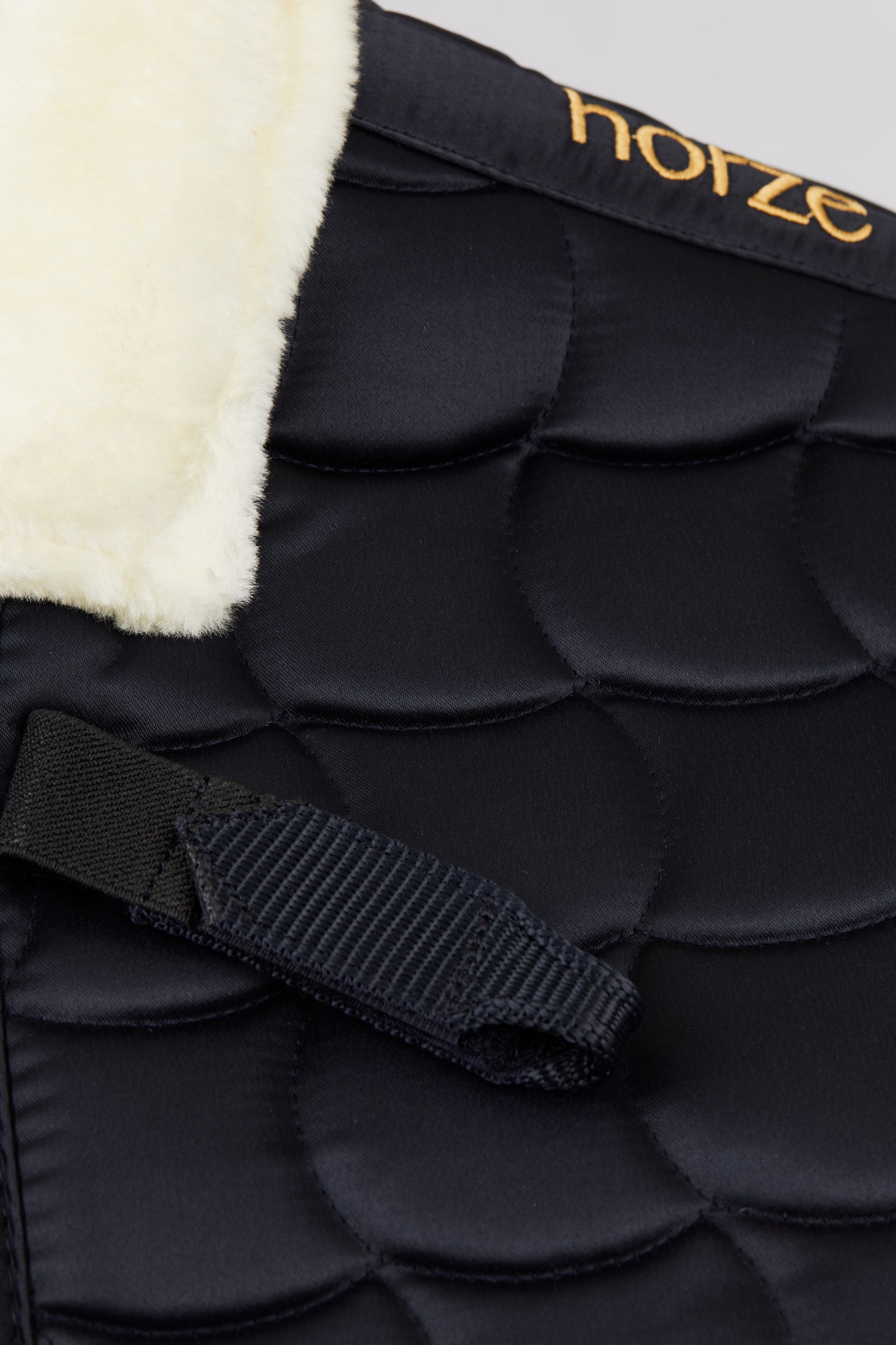 Horze Houston Veelzijdigheidszadeldek met imitatiebont