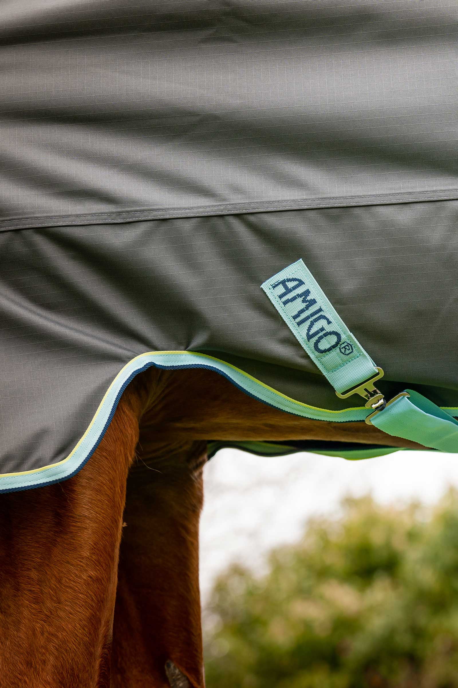 Horseware Amigo Hero Ripstop Plus outdoordeken met afneembare hals, 200g