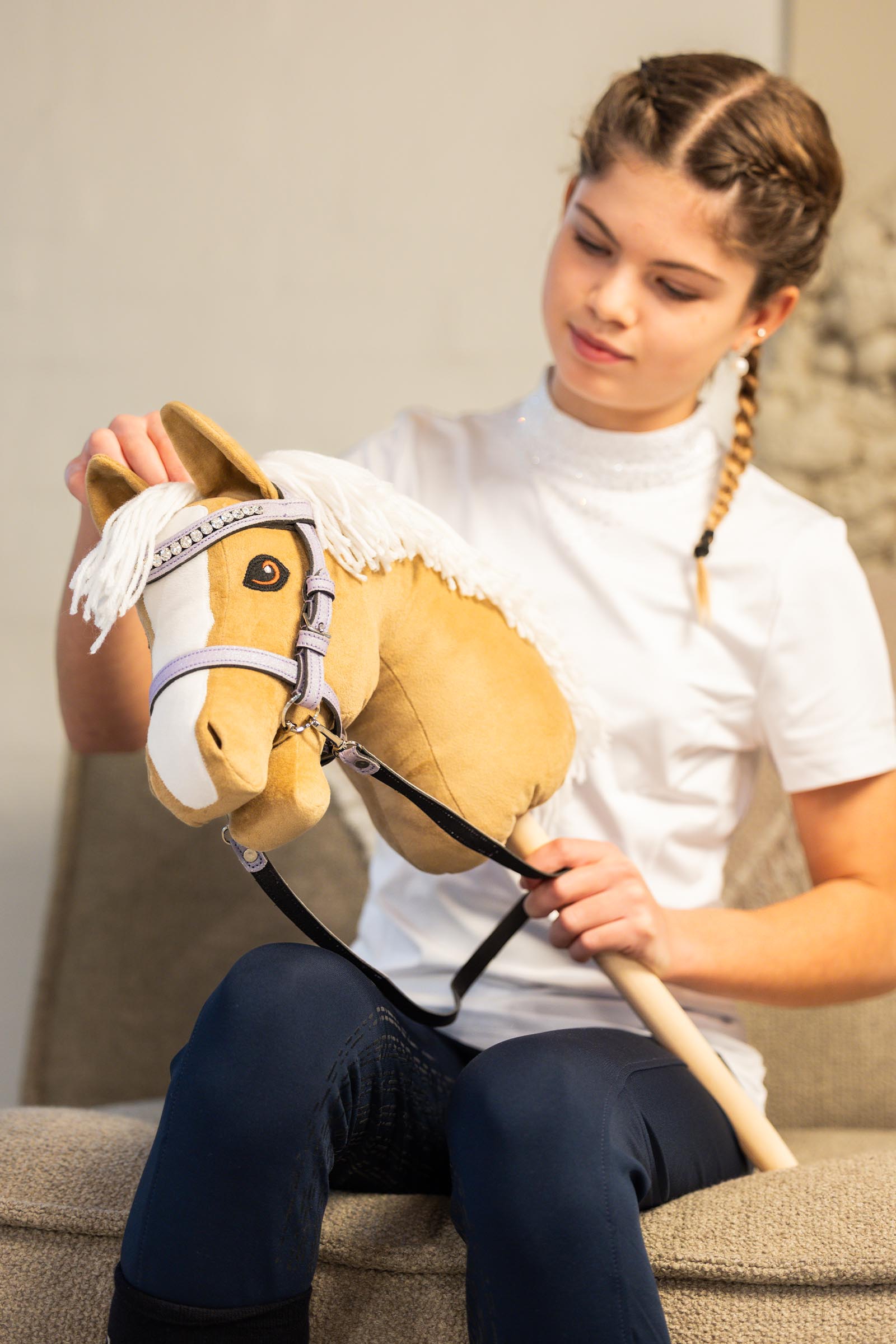 My Hobby Horse hoofdstel met glitter