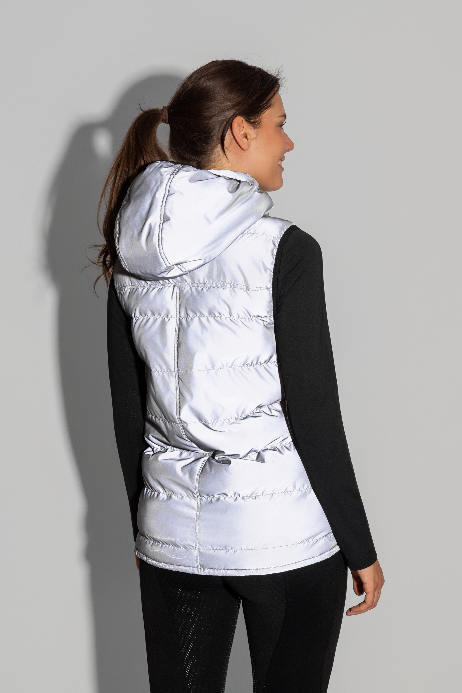 Horze Reflecterende Gevoerde Bodywarmer, dames