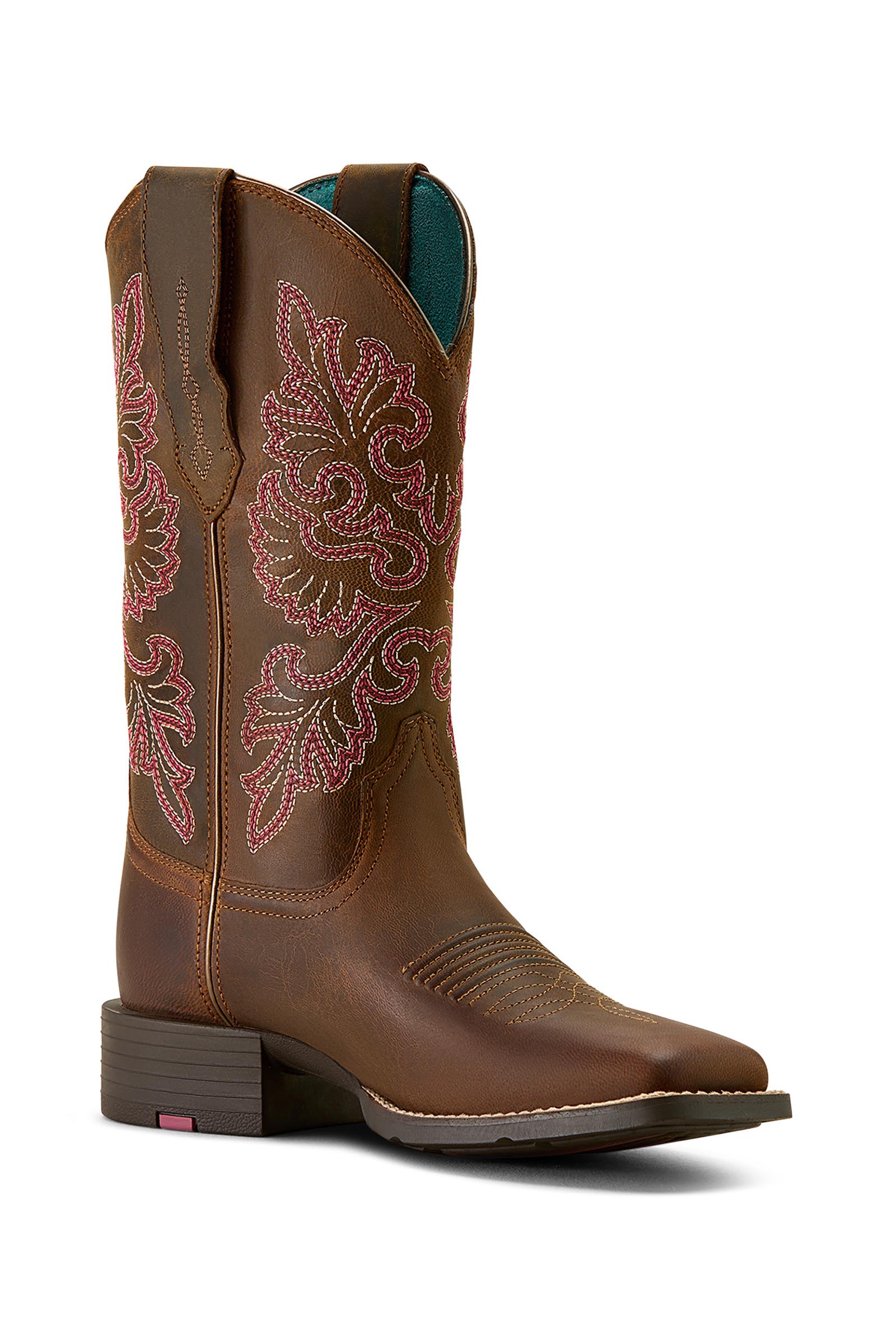 Ariat Round Up Wide Square Toe dames westernlaarzen