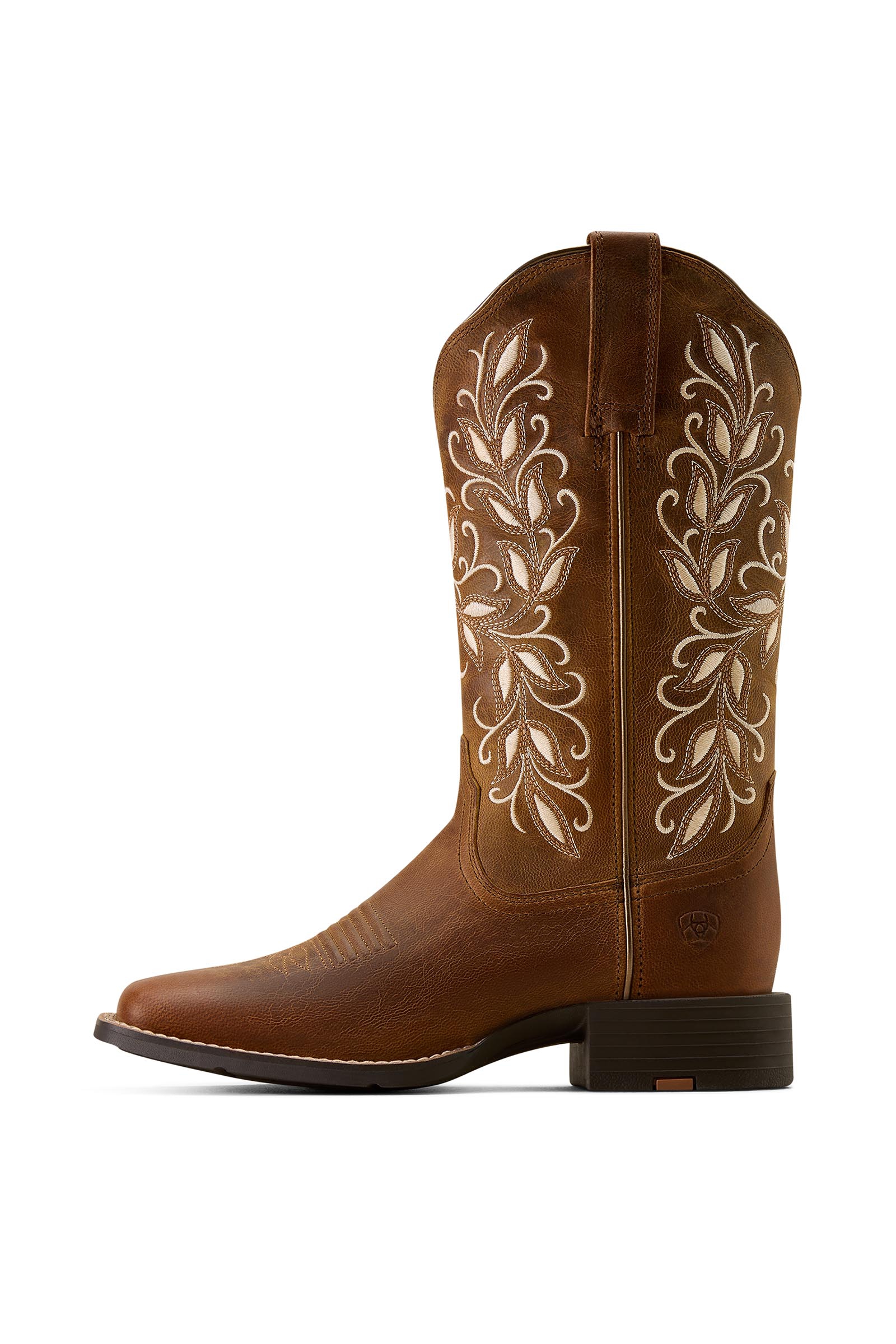 Ariat Round Up Holly westernlaarzen met brede vierkante neus voor dames  