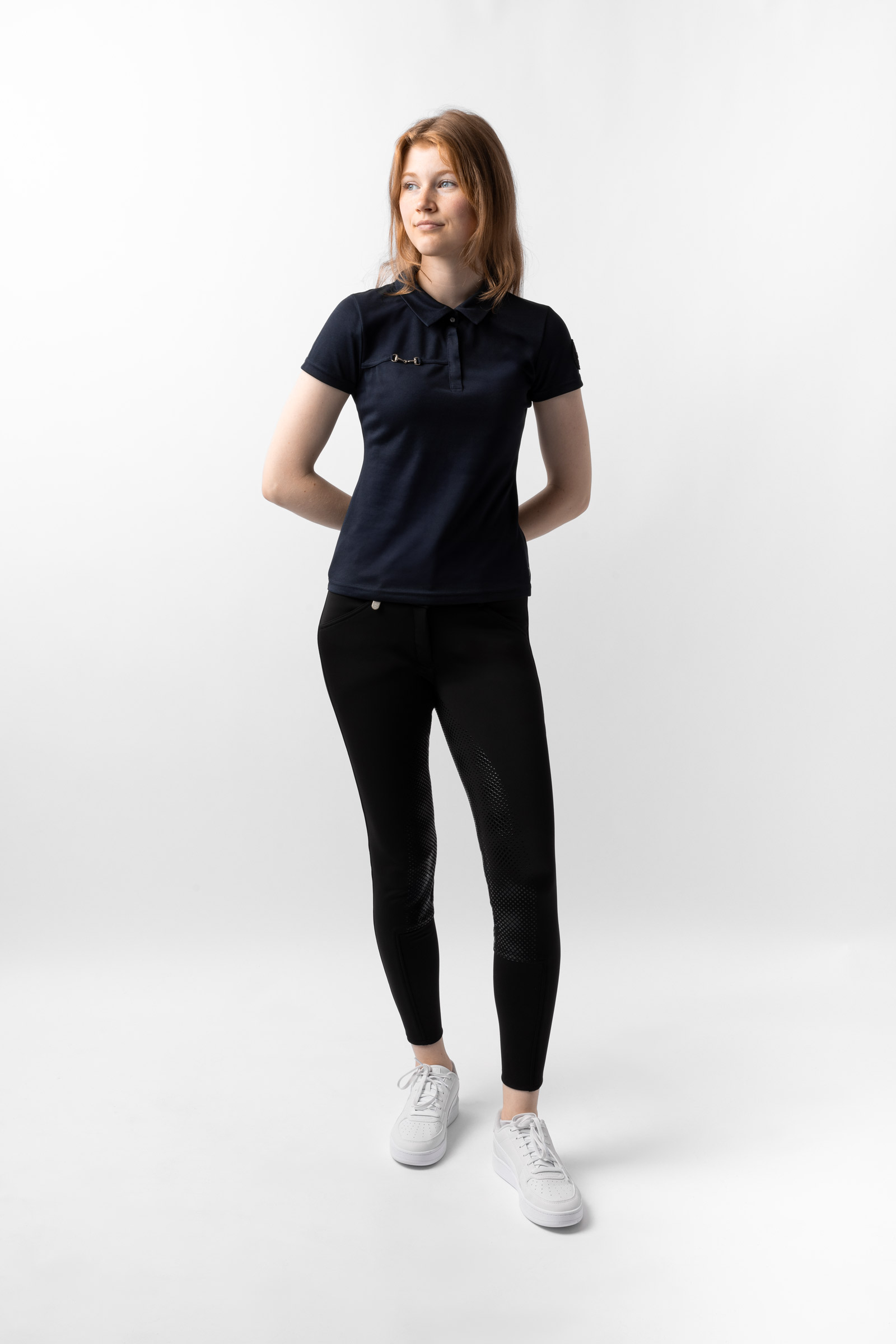 Horze Denise Functioneel Poloshirt, korte mouwen, dames