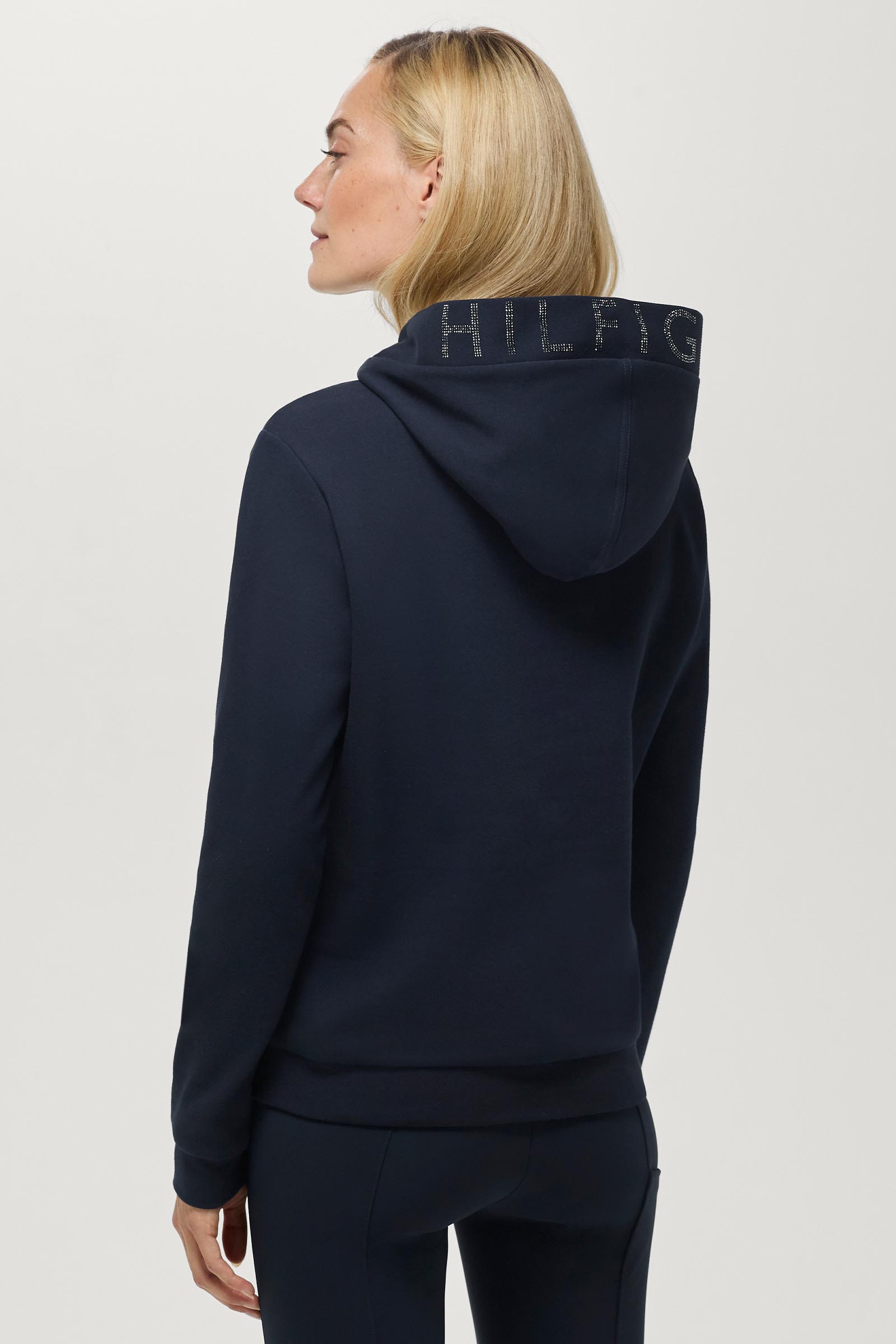 Tommy Hilfiger Equestrian Hollywood dames hoodie met strass